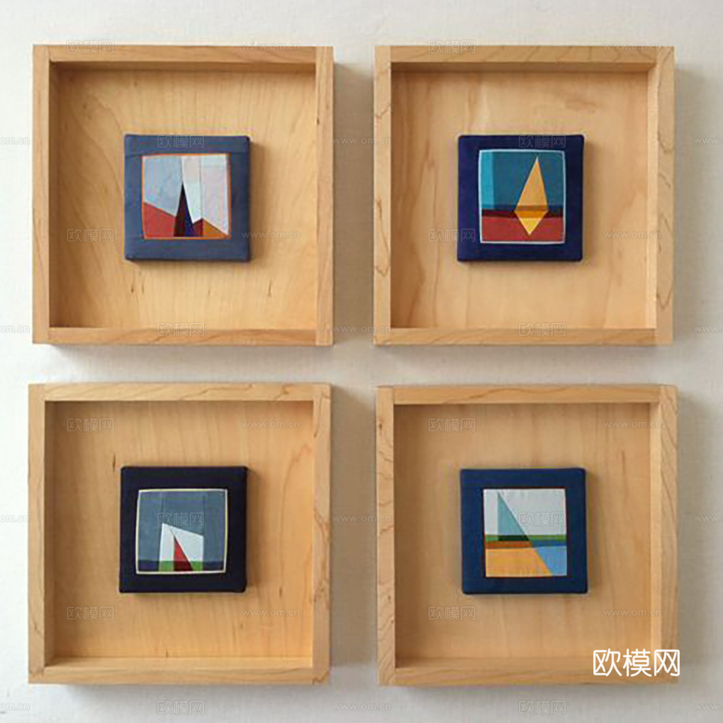 现代简约挂画  立方装饰画 抽象画