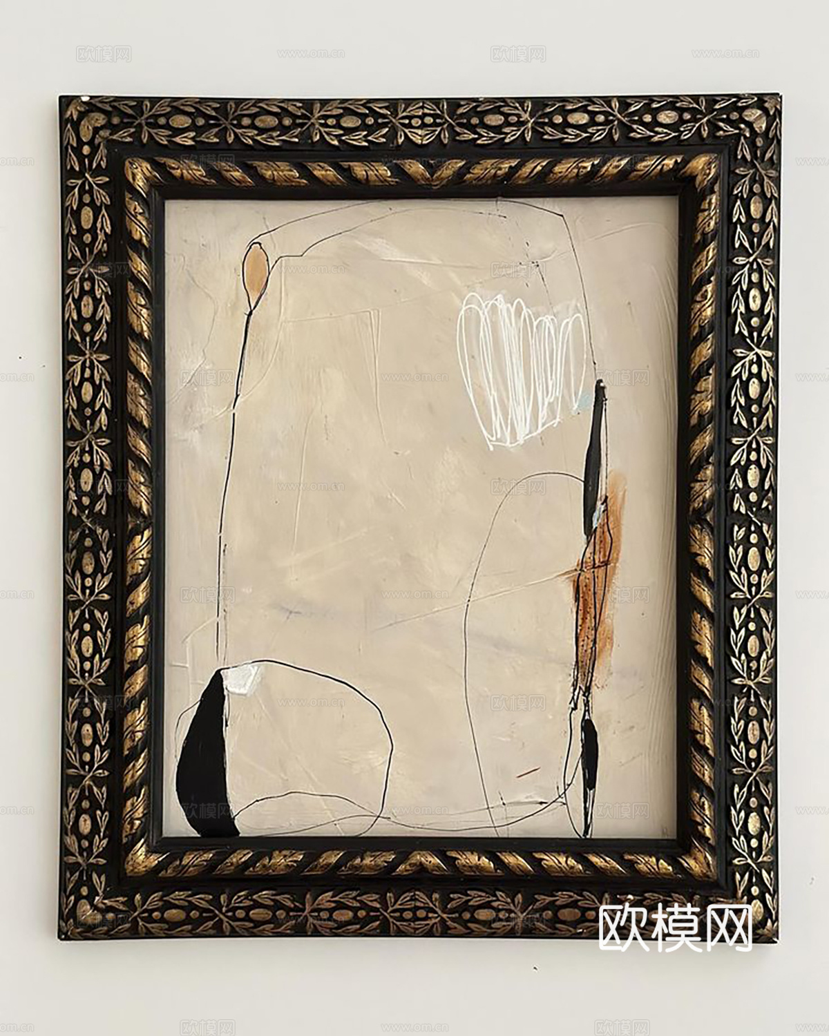 中古挂画  装饰画 抽象画