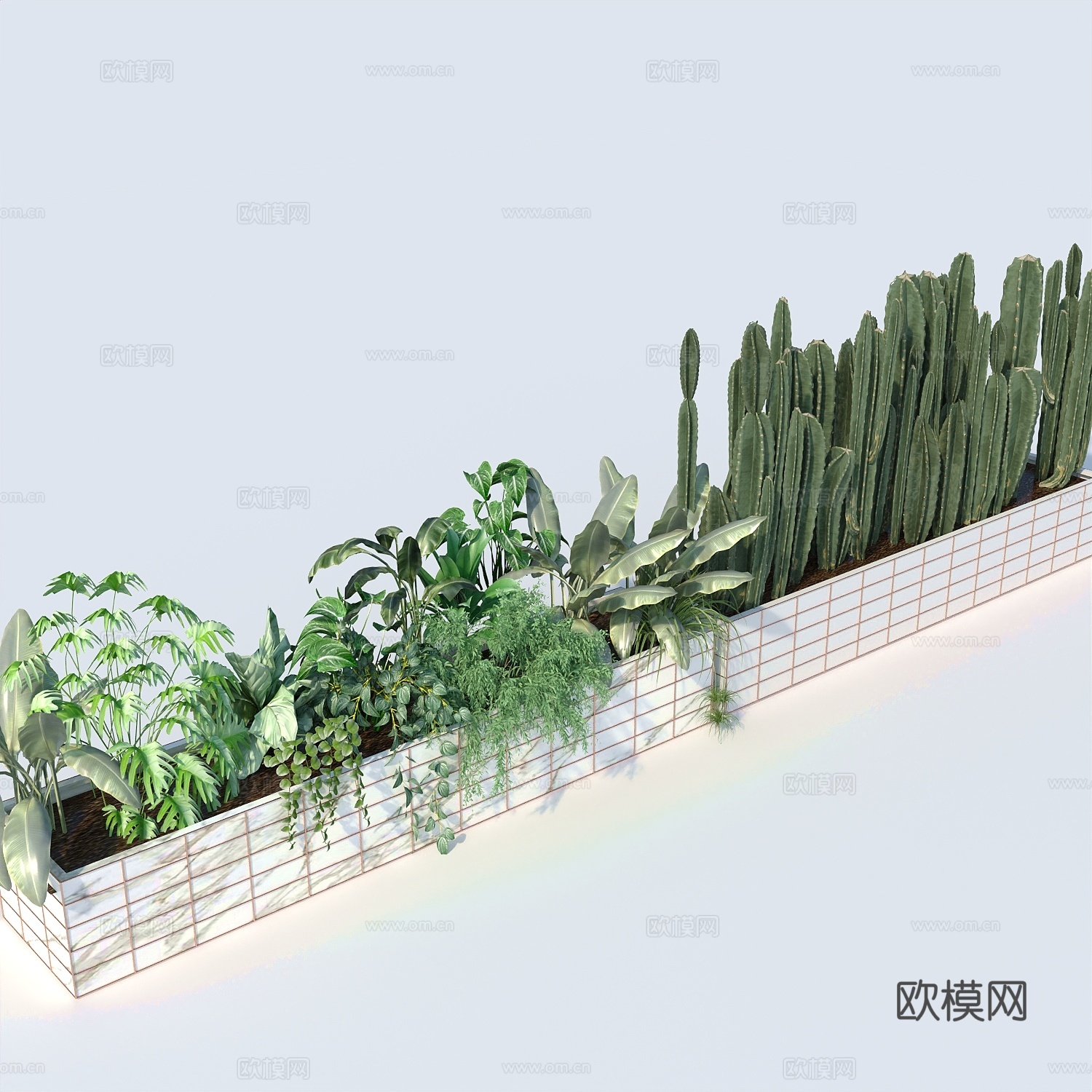 花草树木绿化景观3d模型