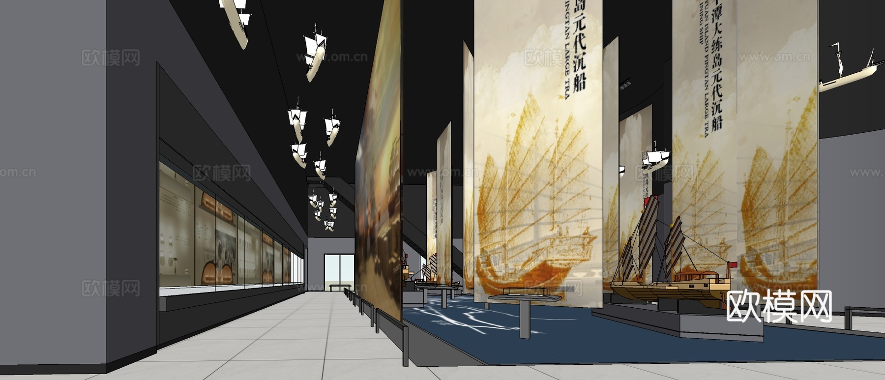 现代博物馆su模型下载下载（渲染图4）