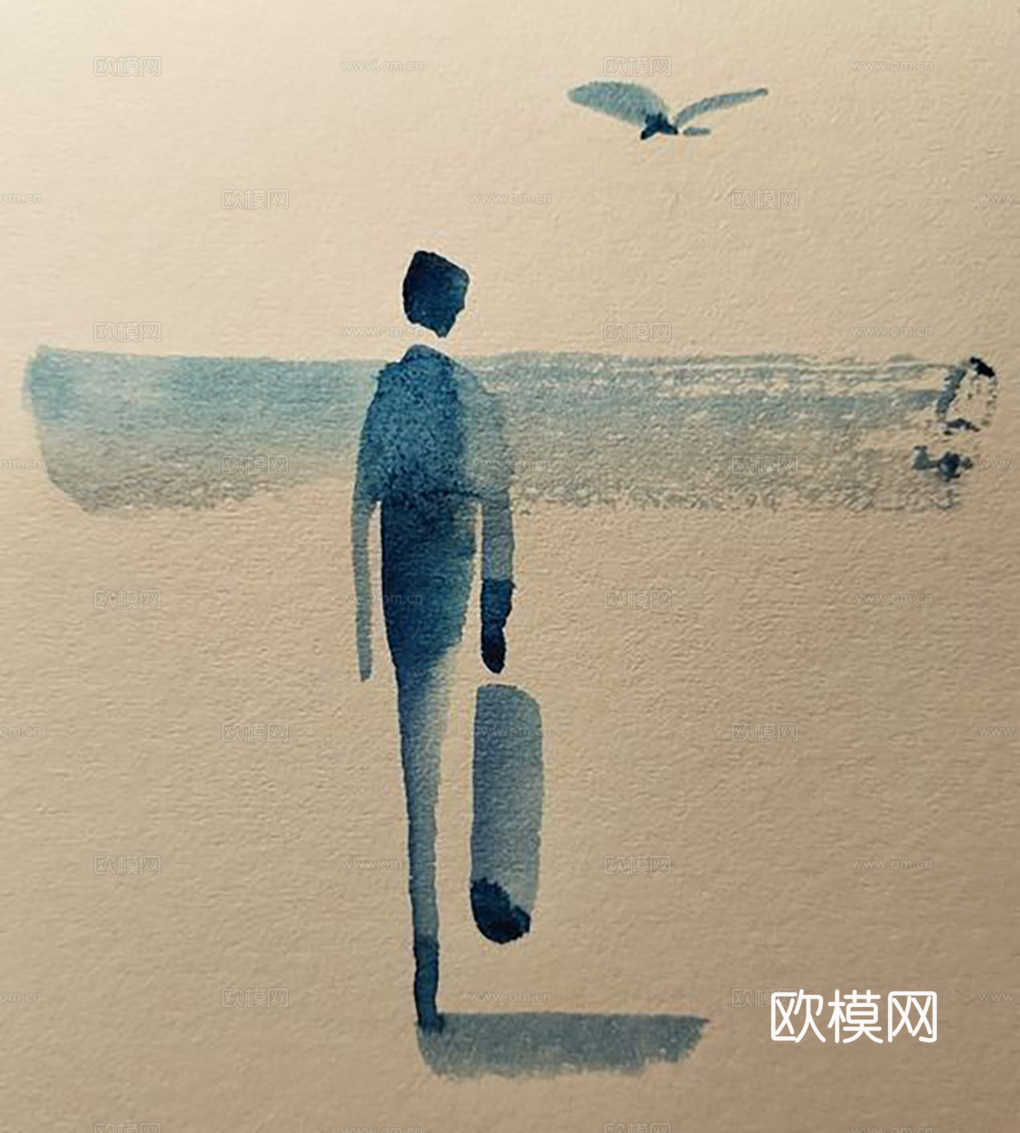 中古挂画 装饰画  人物挂画 抽象画