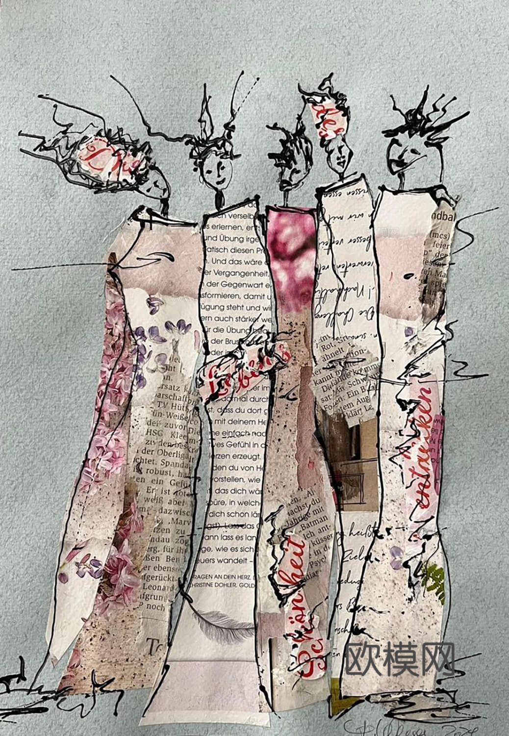 现代简约挂画  油画 抽象画