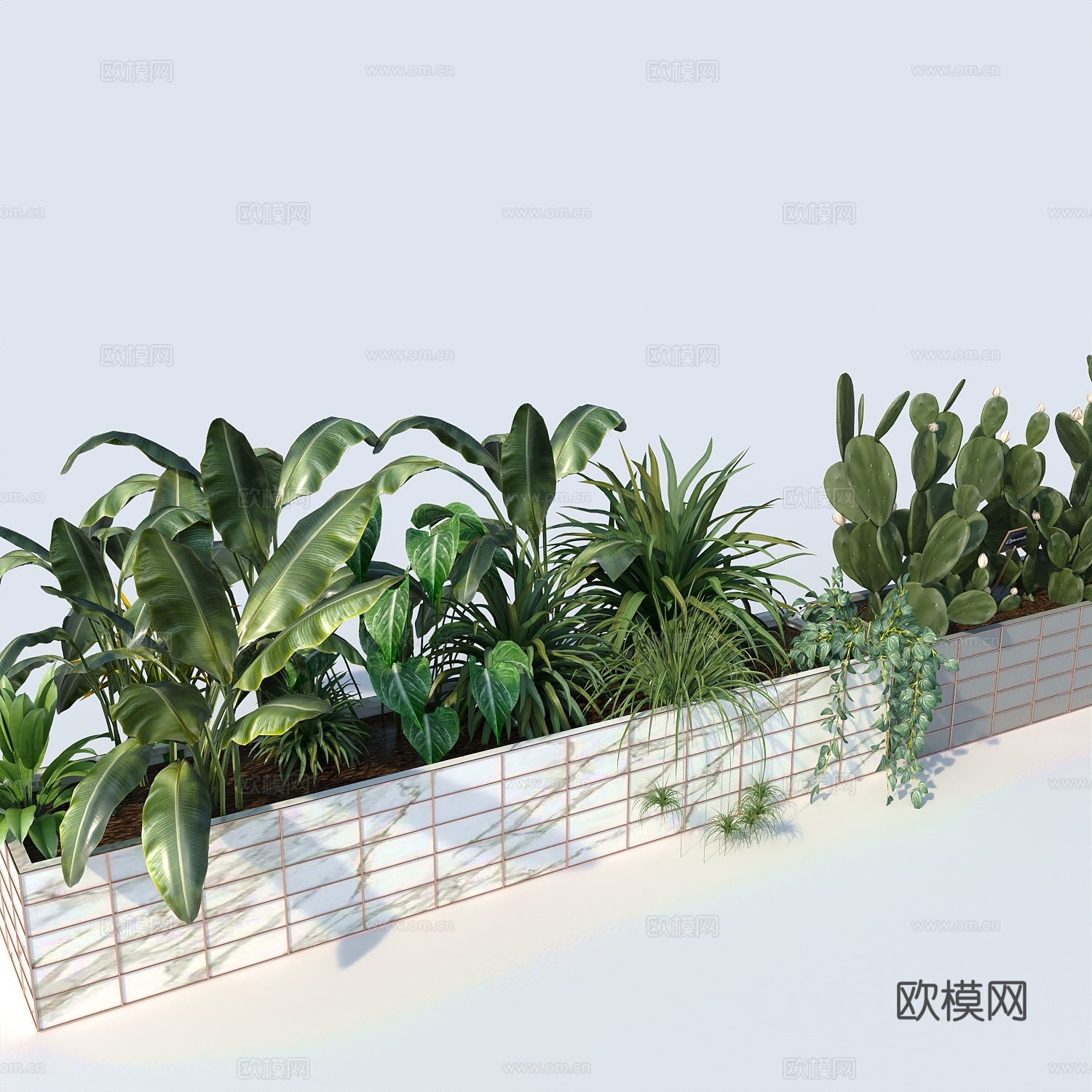 花草树木绿化景观3d模型