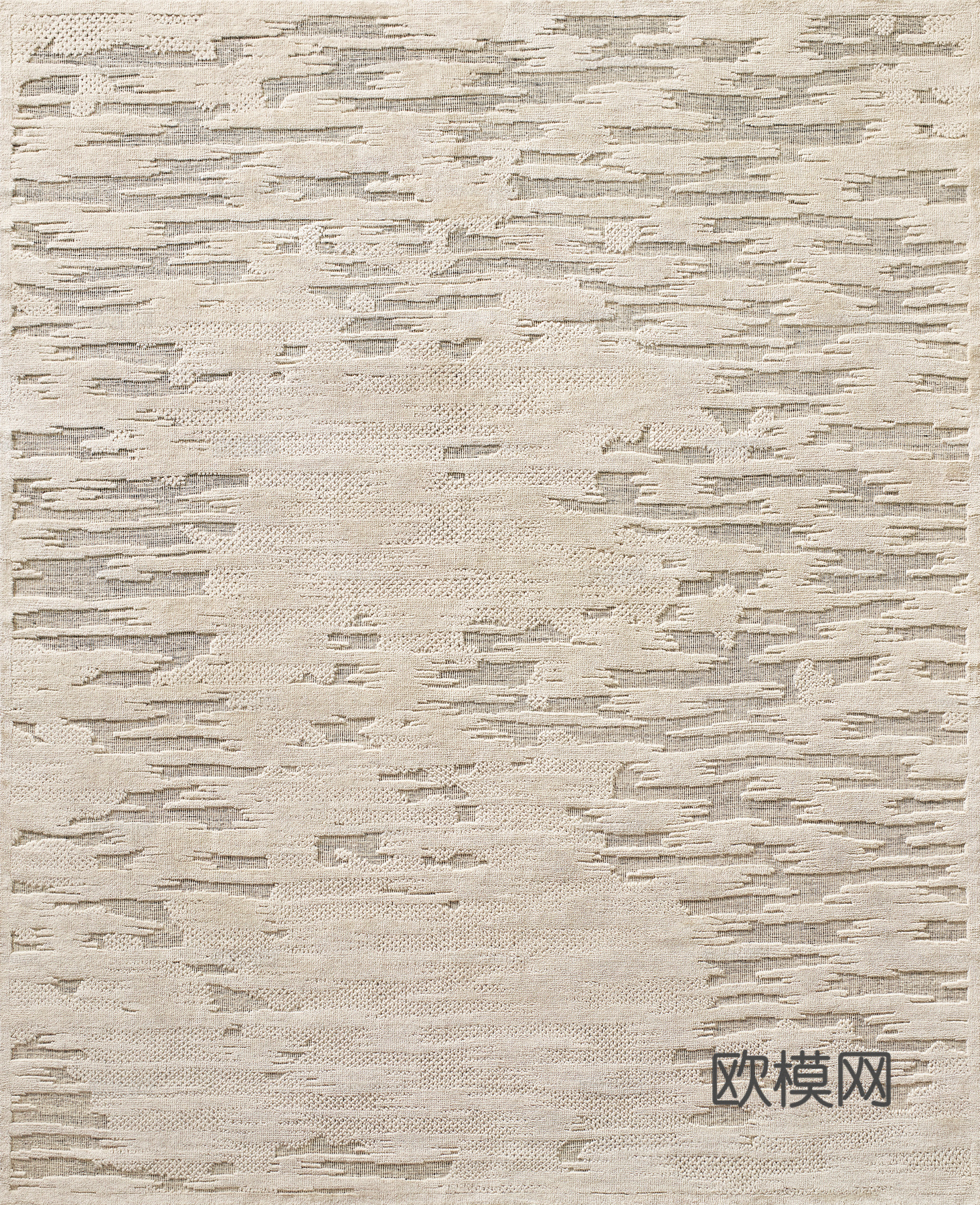 现代简约浅色质感地毯