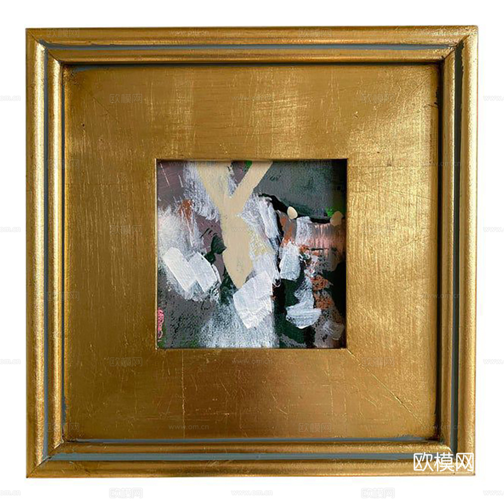 现代挂画 装饰画  立体实物画 抽象画