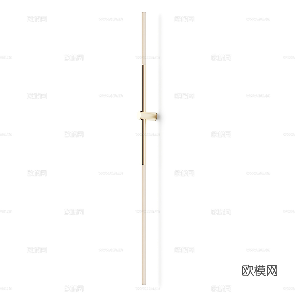 现代极简长条线性壁灯3d模型