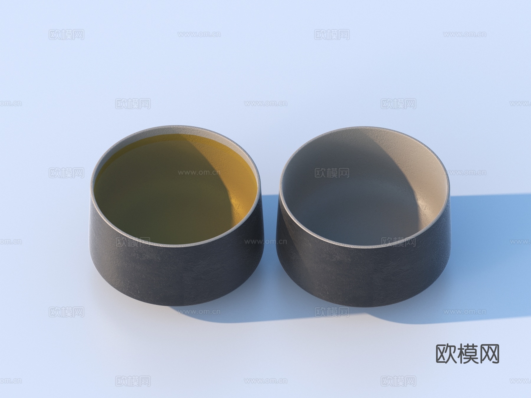 茶杯 茶水 茶具 小品su模型