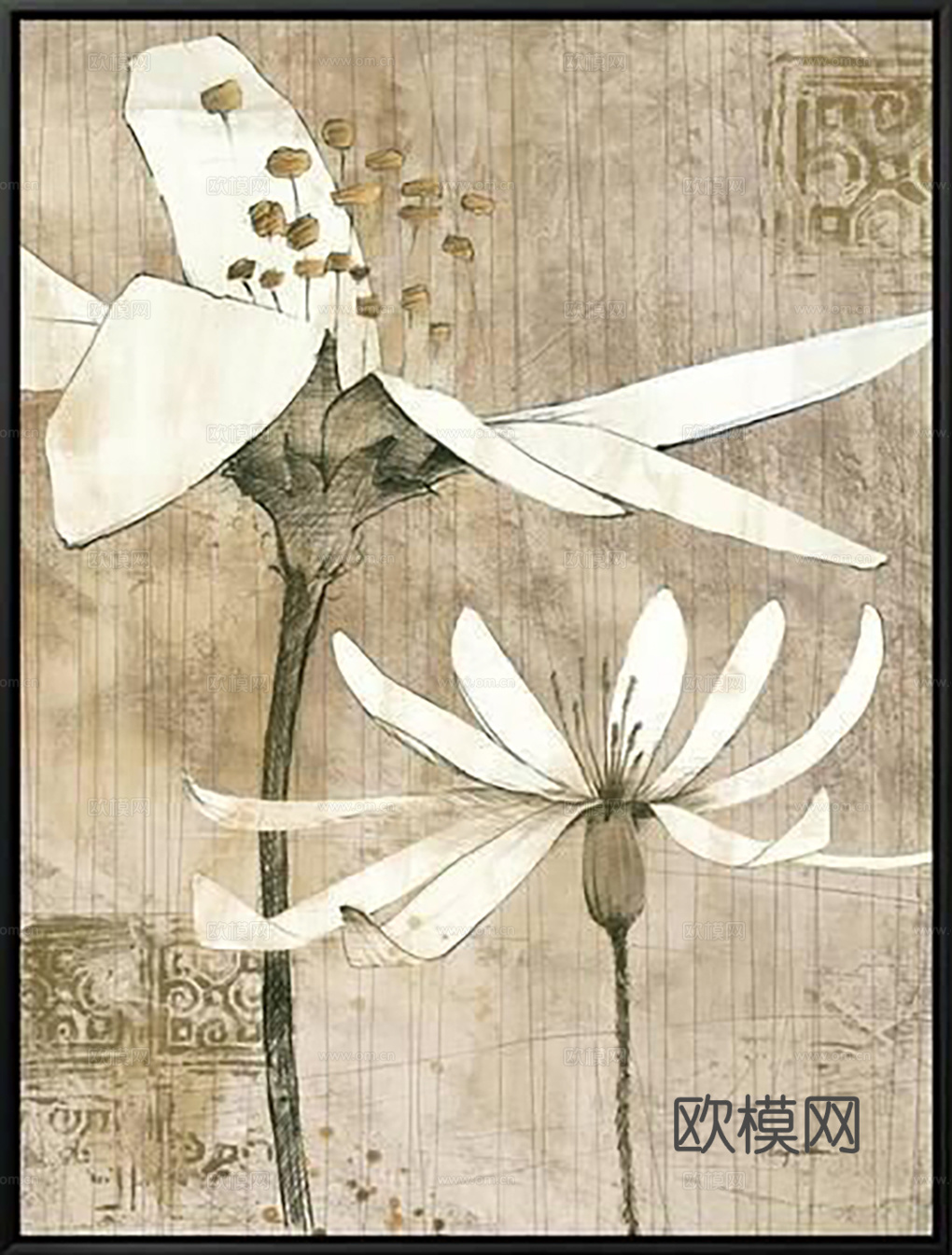 新中式挂画 艺术挂画 装饰画 抽象画