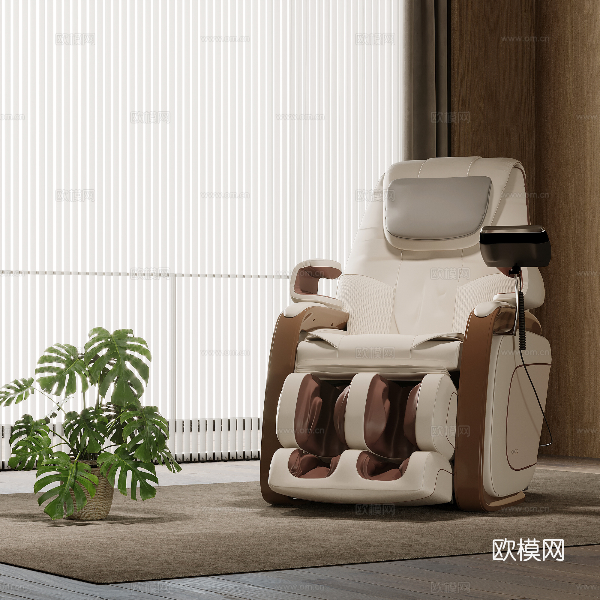现代按摩椅3d模型