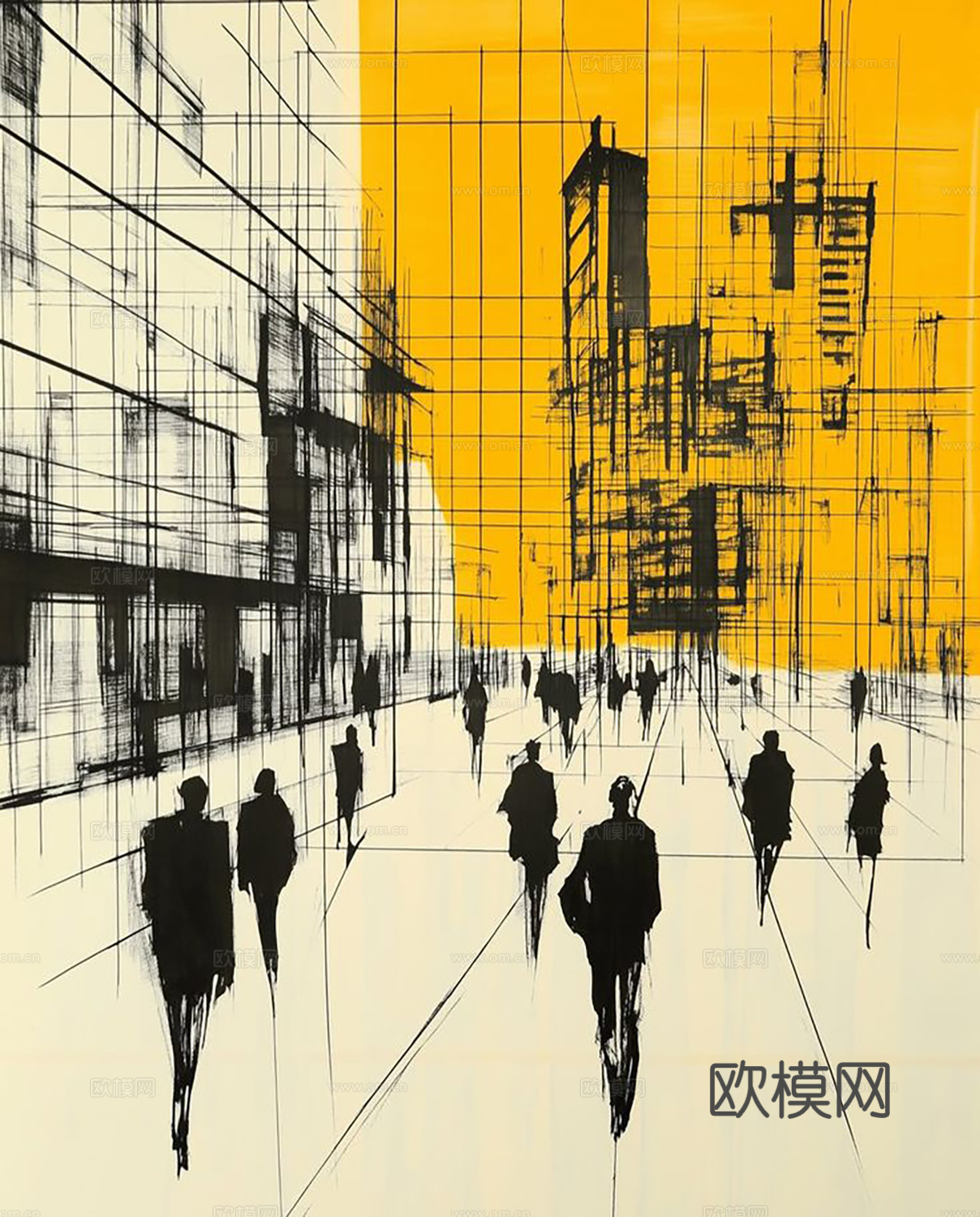 现代装饰画 人物挂画 装饰画艺术画