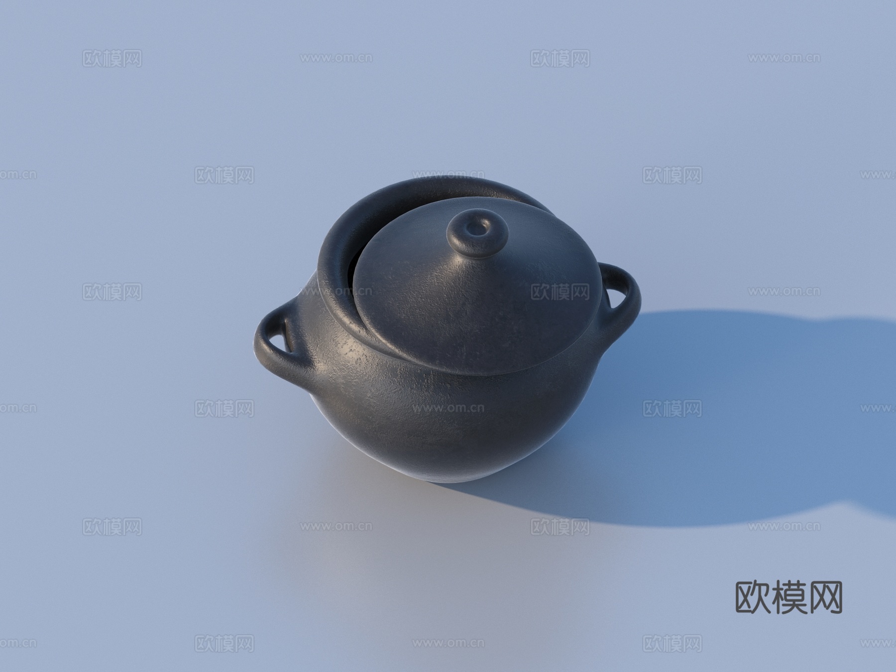 陶罐 土罐 餐具 小品3d模型