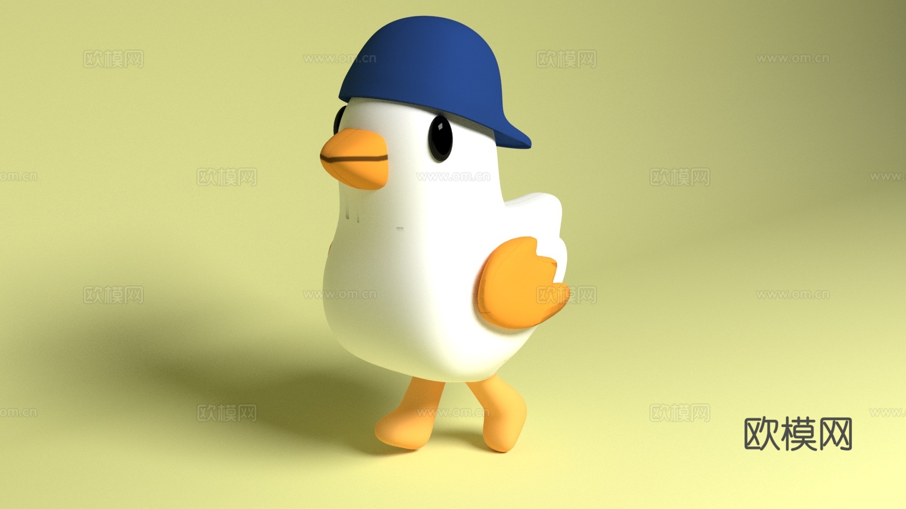 小黄鸭 鸭子 小鸭美陈 巨型小鸭 小鸭3d模型