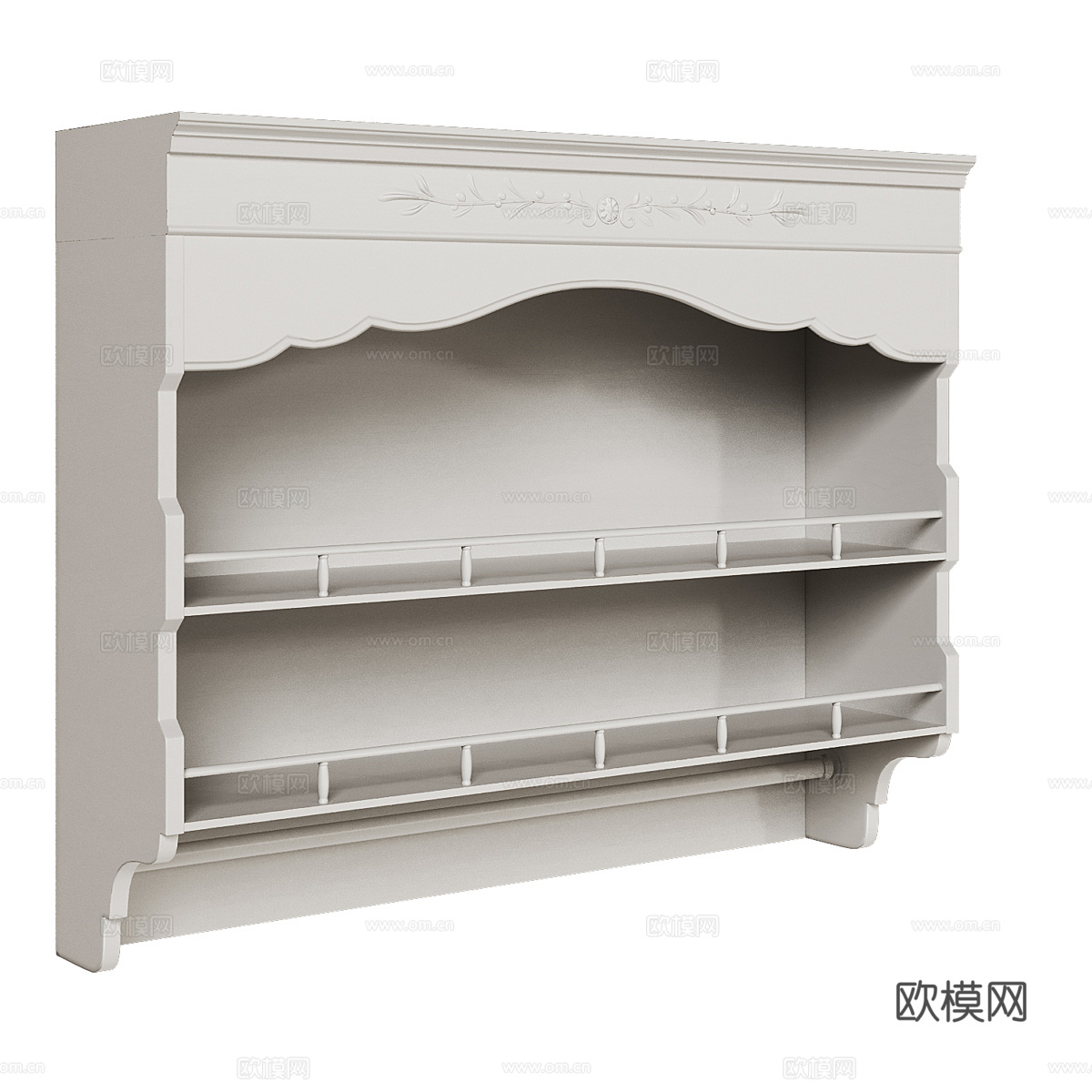 储物柜架3d模型