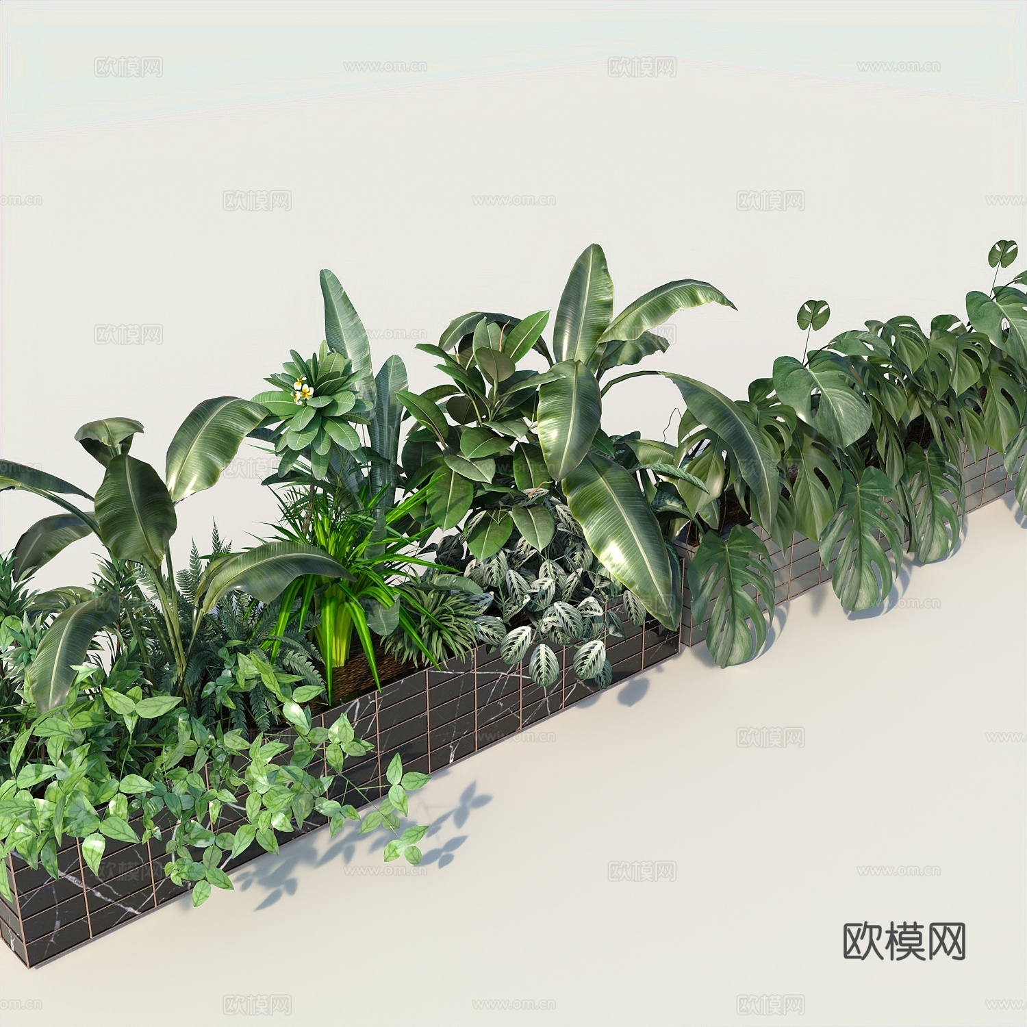 花草树木绿化景观3d模型