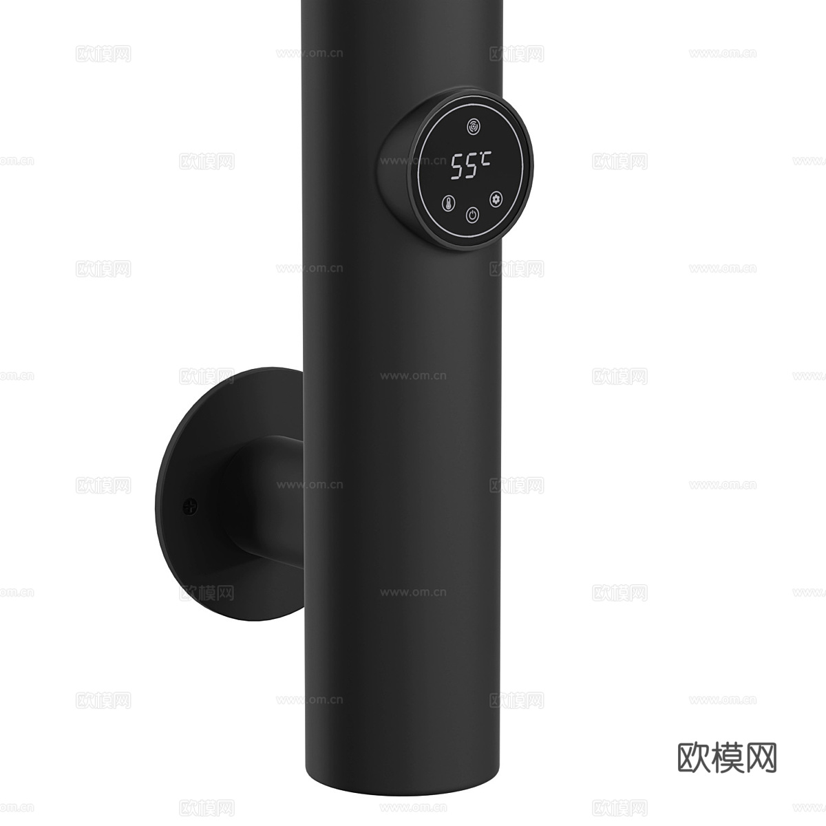 现代轻奢 Boheme Oak 加热毛巾架3d模型