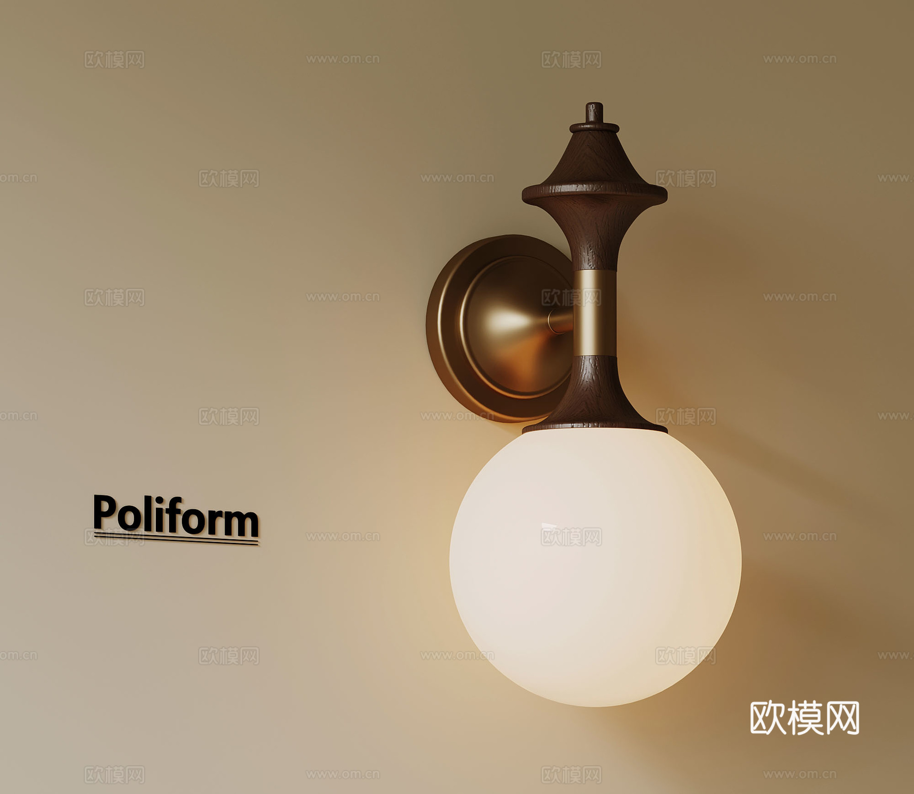 法式中古壁灯 床头壁灯 装饰灯 庭院壁灯3d模型