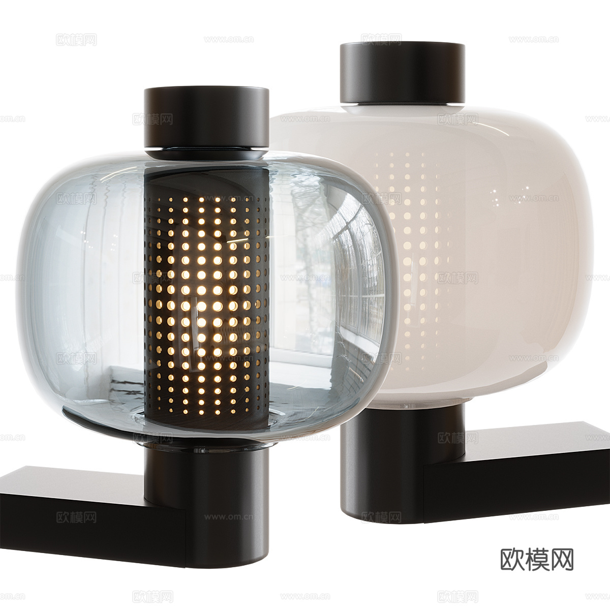 现代意式极简 Bonbori 壁灯3d模型