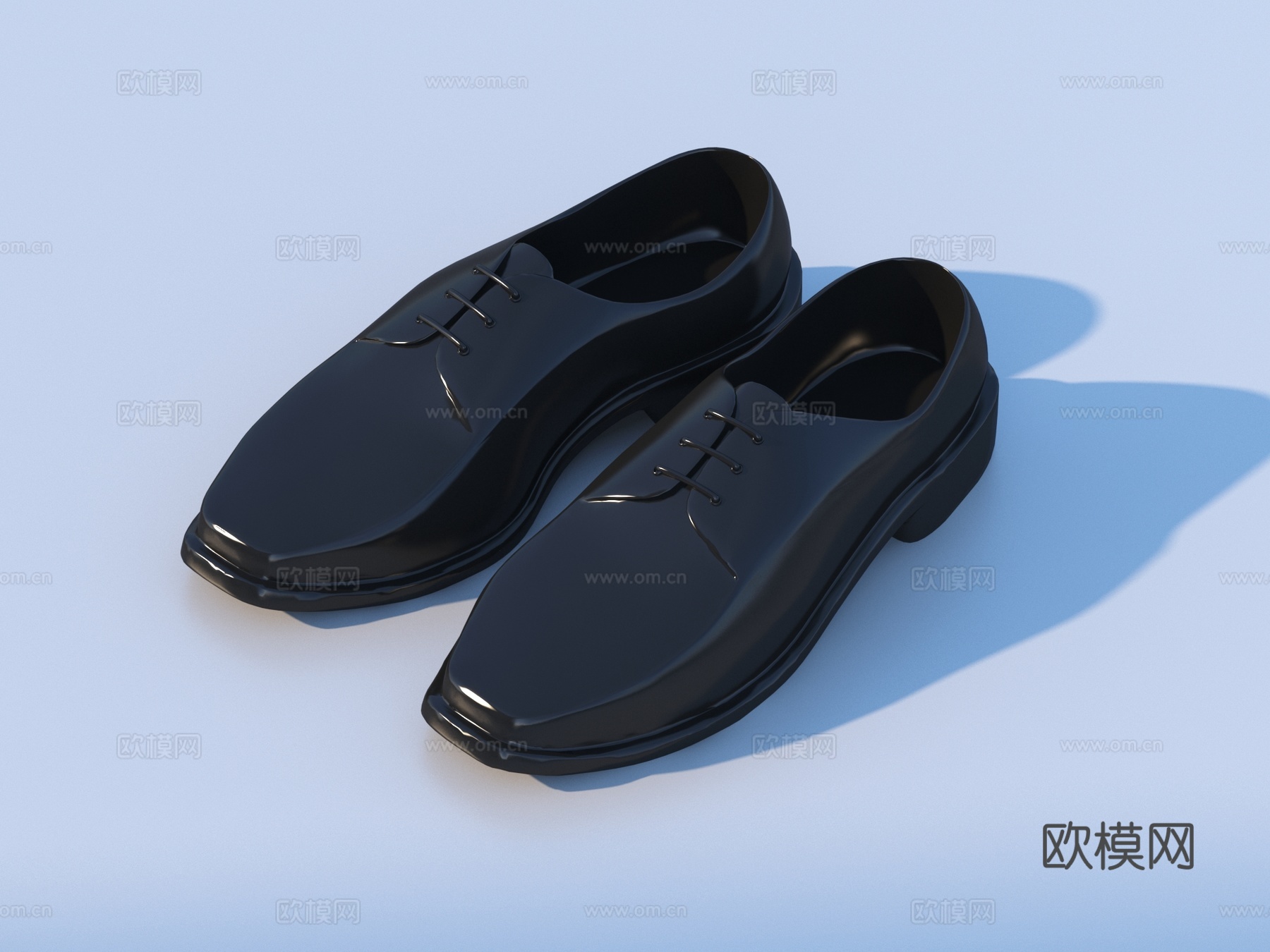 皮鞋 鞋子3d模型