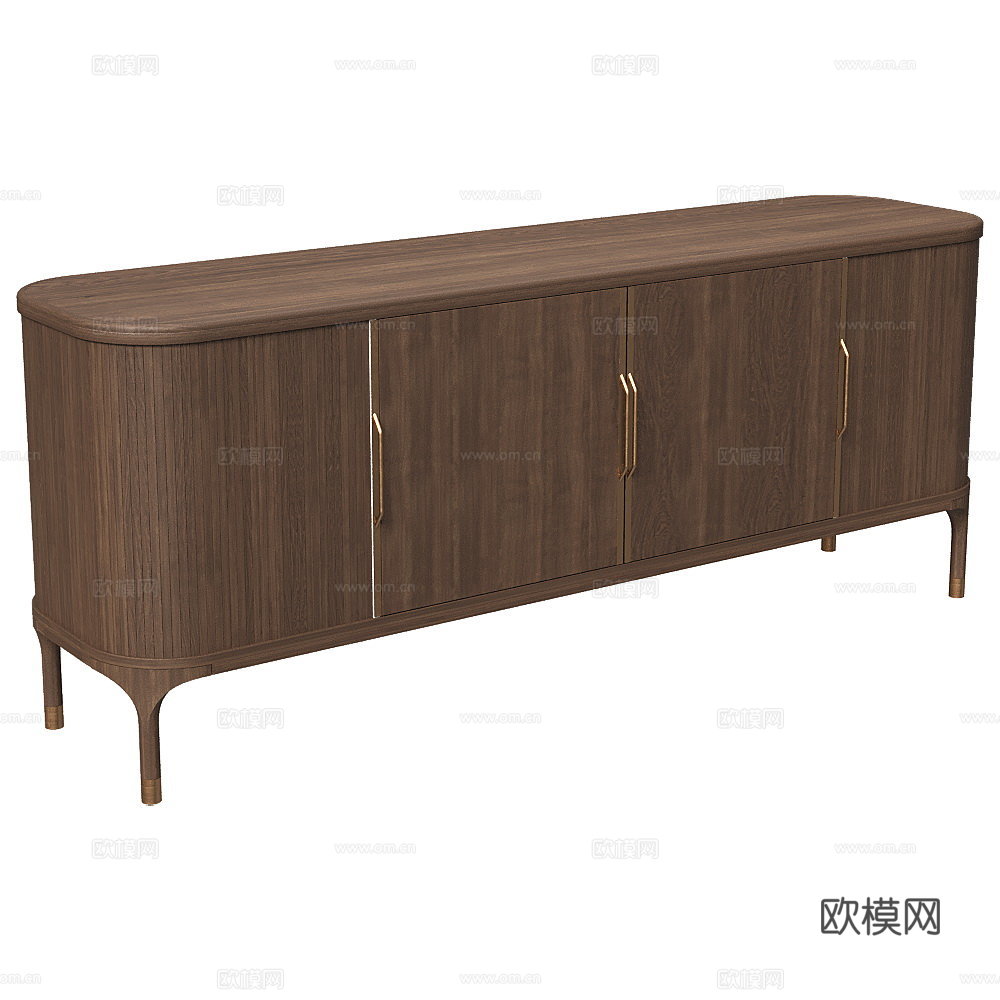 现代玄关柜 边柜 餐边柜3d模型