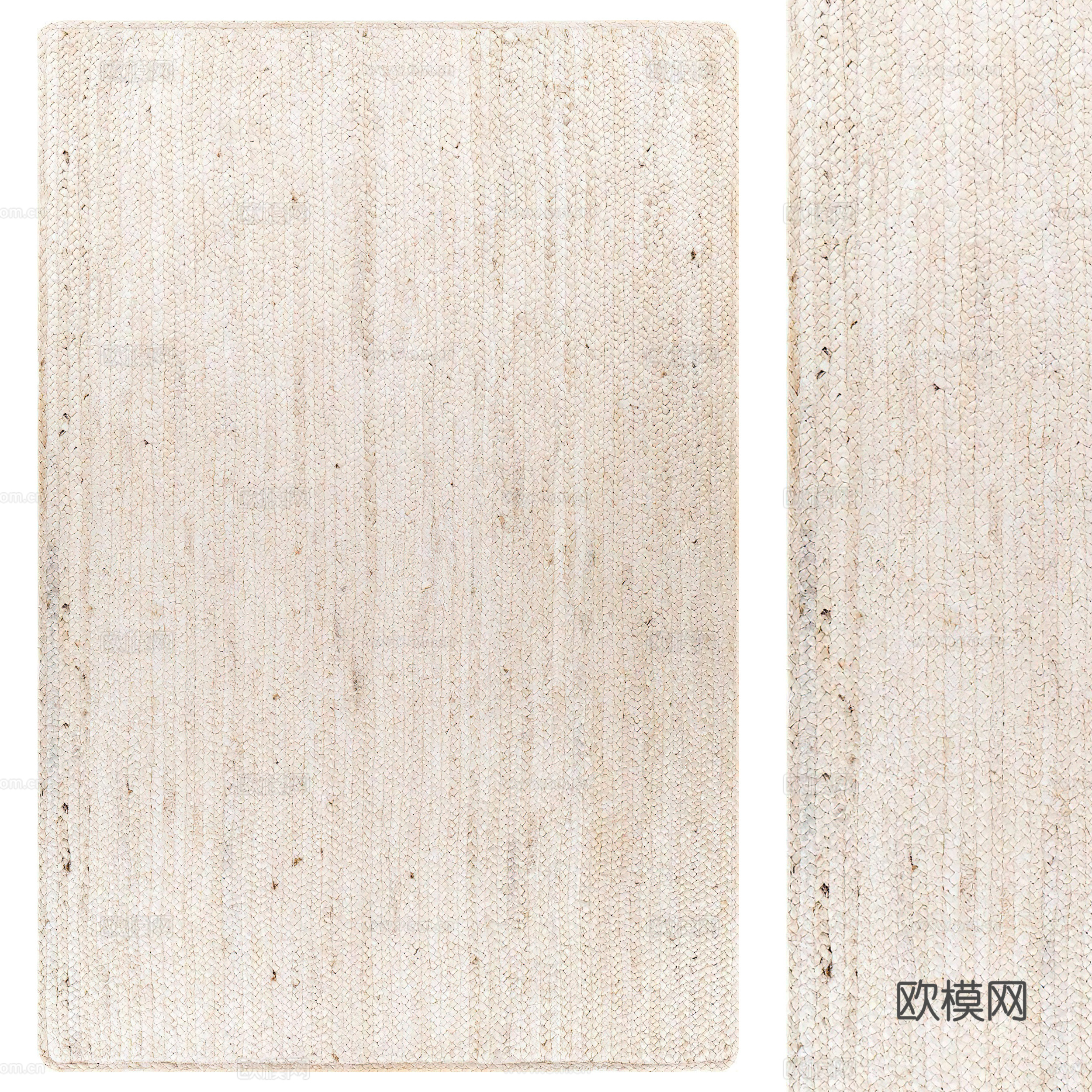 现代地毯 条纹地毯 懒人沙发 植物盆栽 抽象地毯 方形地毯3d模型