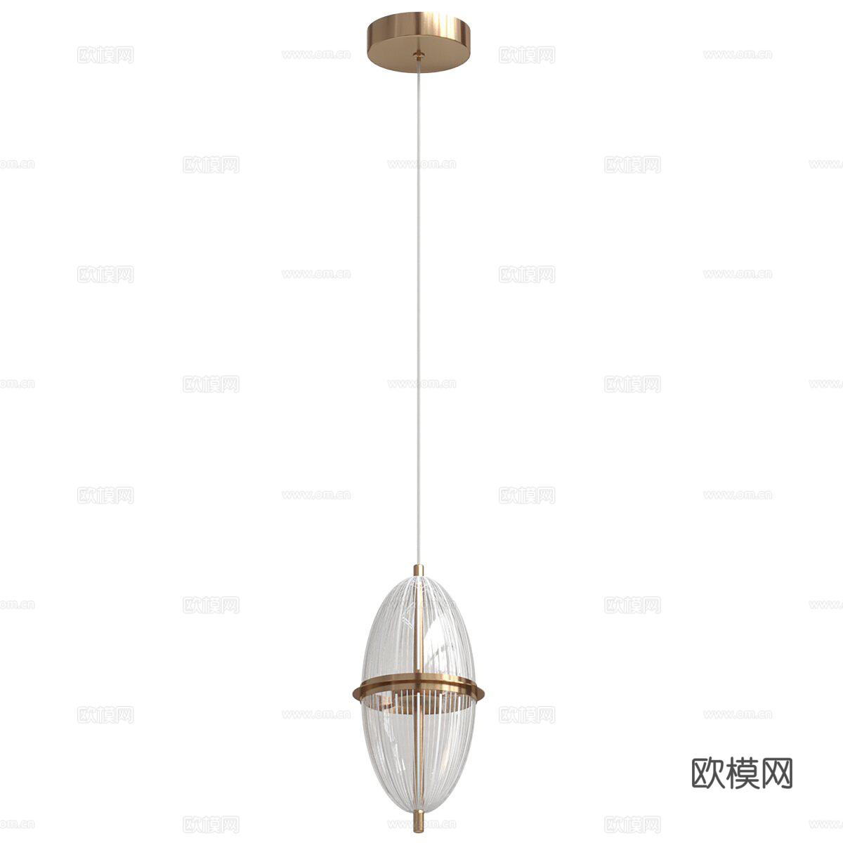意式轻奢玻璃吊灯 床头吊灯 餐厅吊灯 吧台吊灯 艺术吊灯3d模型