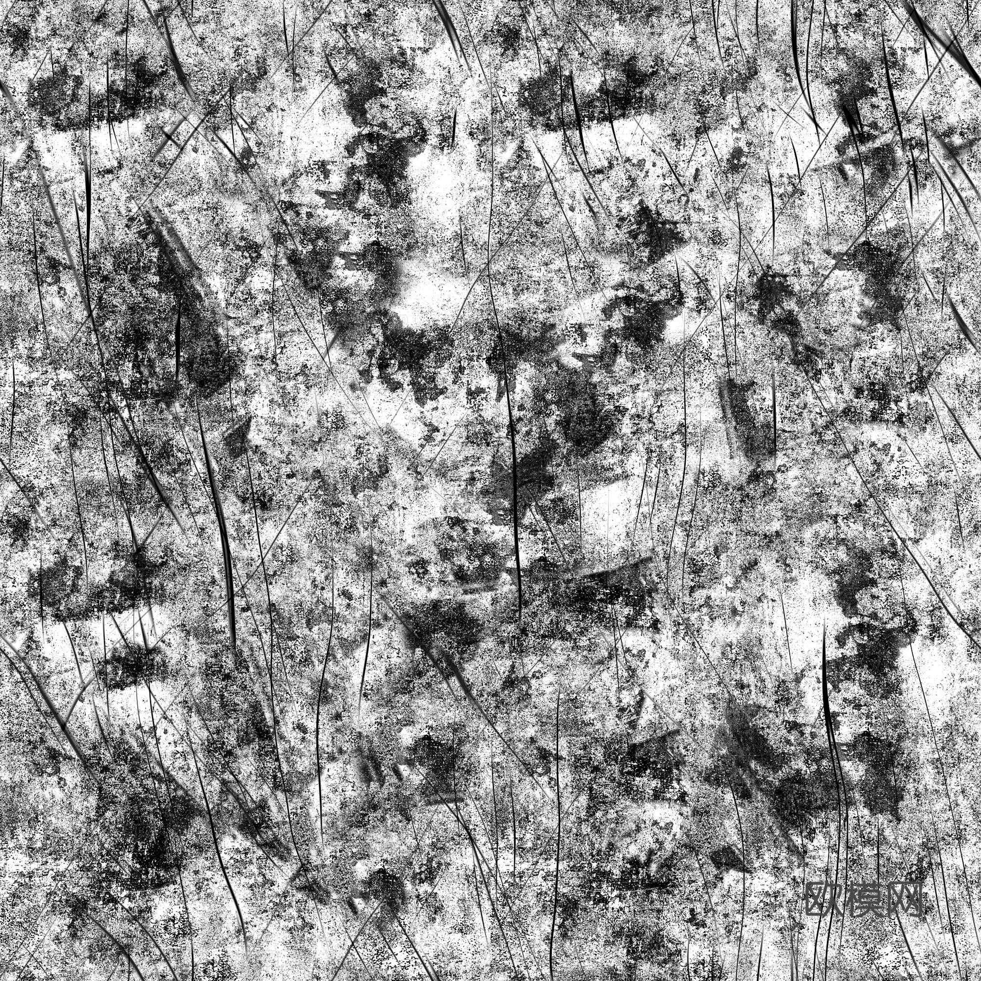 遮罩混合黑白水泥贴图下载