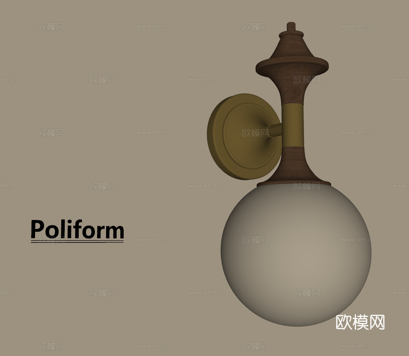 法式中古壁灯 床头壁灯 装饰灯 庭院壁灯su模型