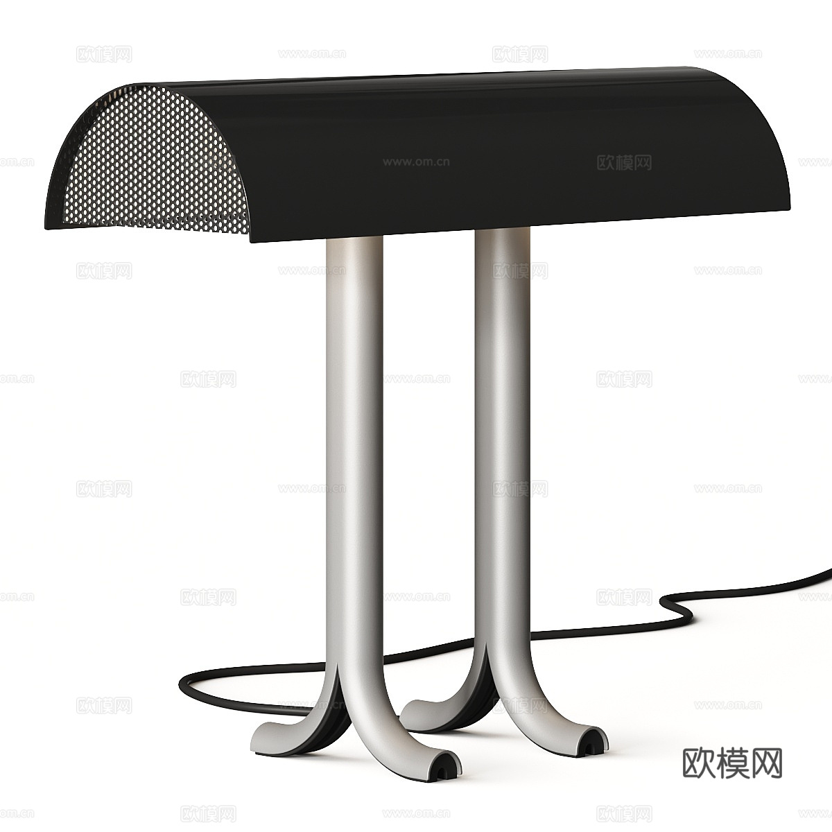 现代极简金属台灯3d模型