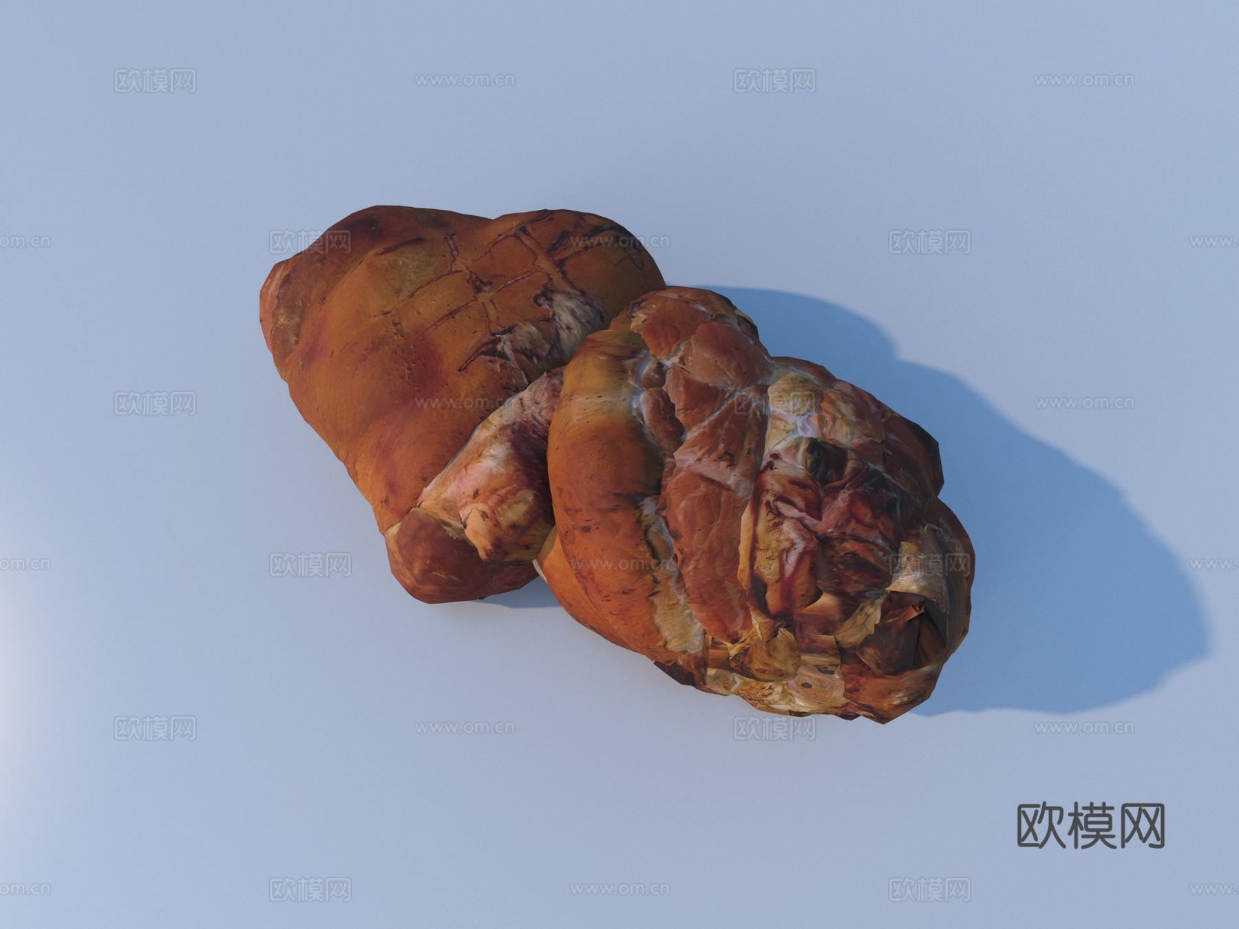 肉类熟食 食物3d模型
