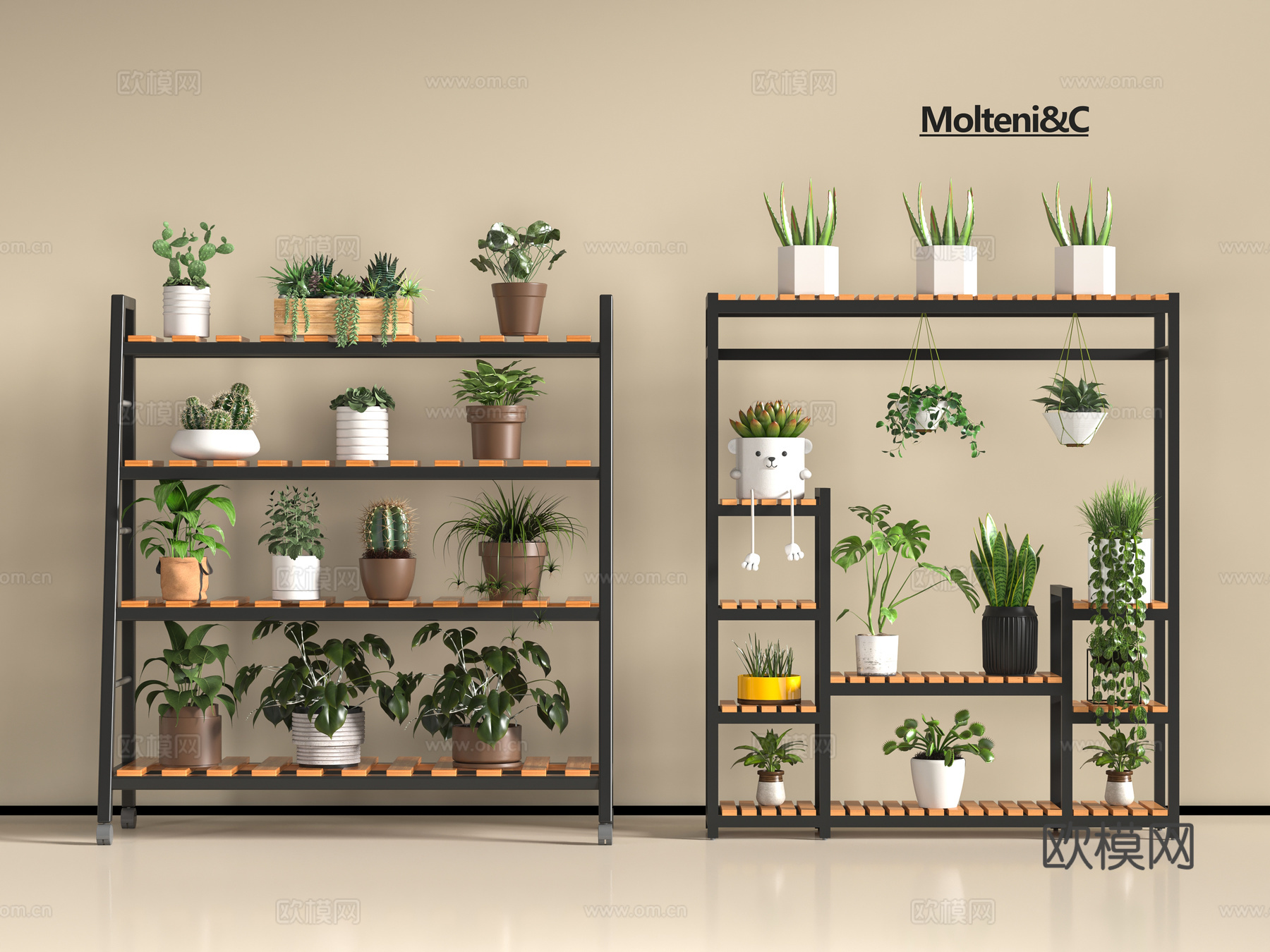 现代花架3d模型