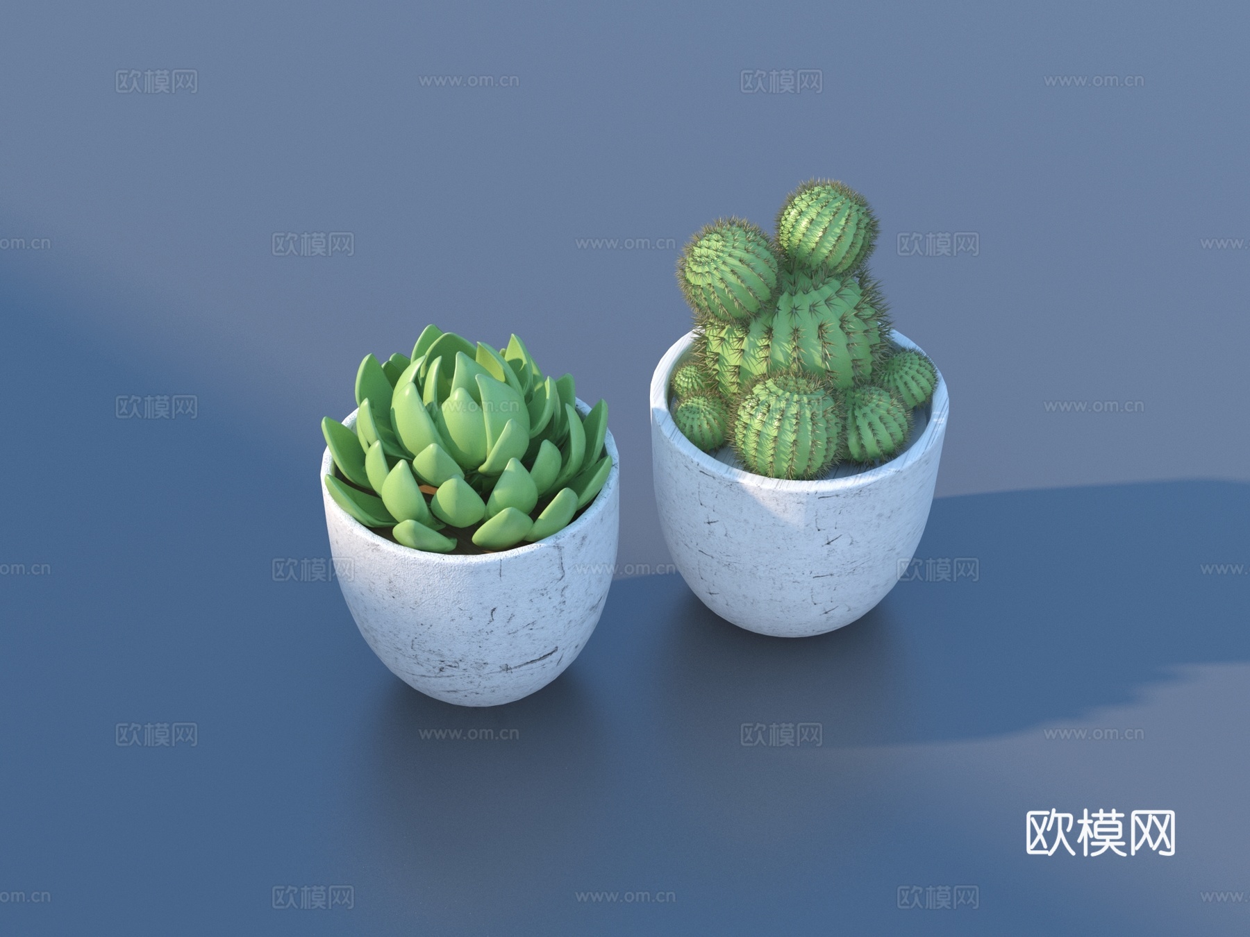 花盆 盆栽 绿植 植物su模型
