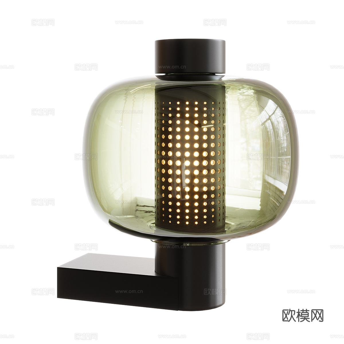 现代意式极简 Bonbori 壁灯3d模型