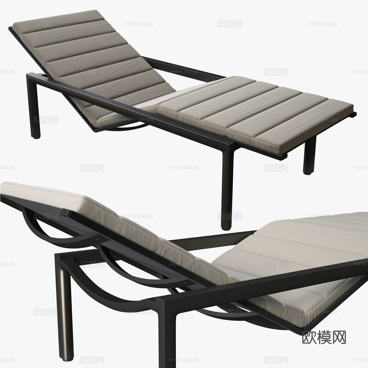 现代意式 Tribu Illum 躺椅3d模型