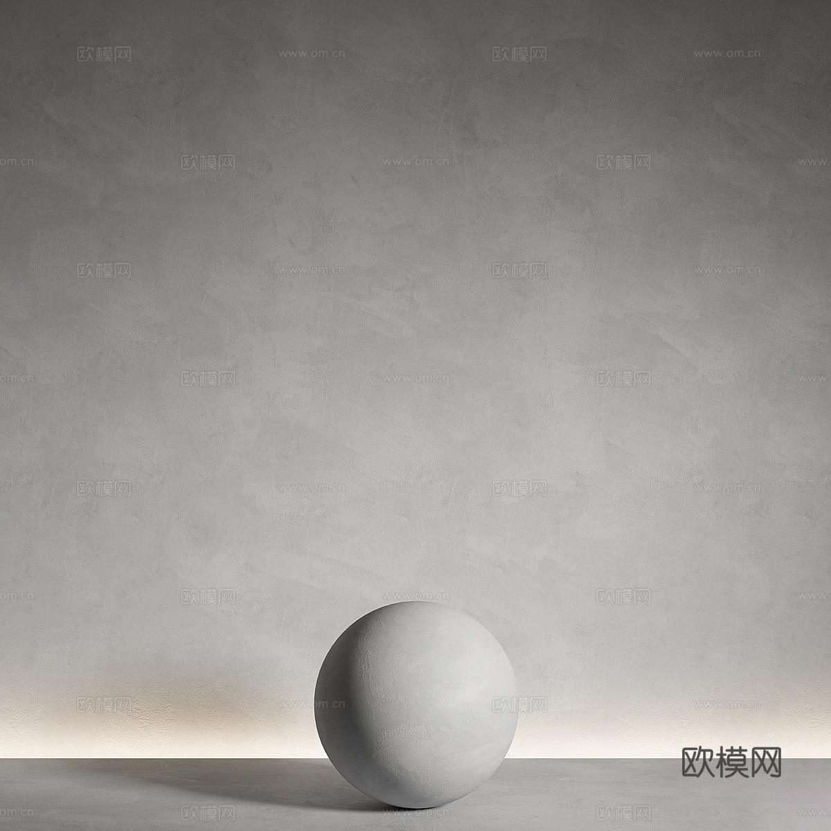 现代奶油风涂料 艺术漆 乳胶漆 微水泥3d模型
