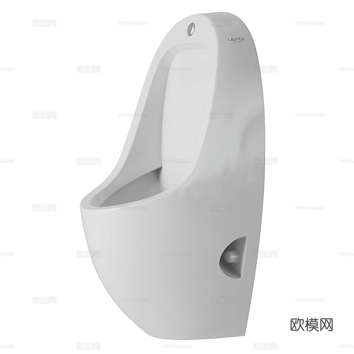 现代陶瓷小便斗 小便池3d模型