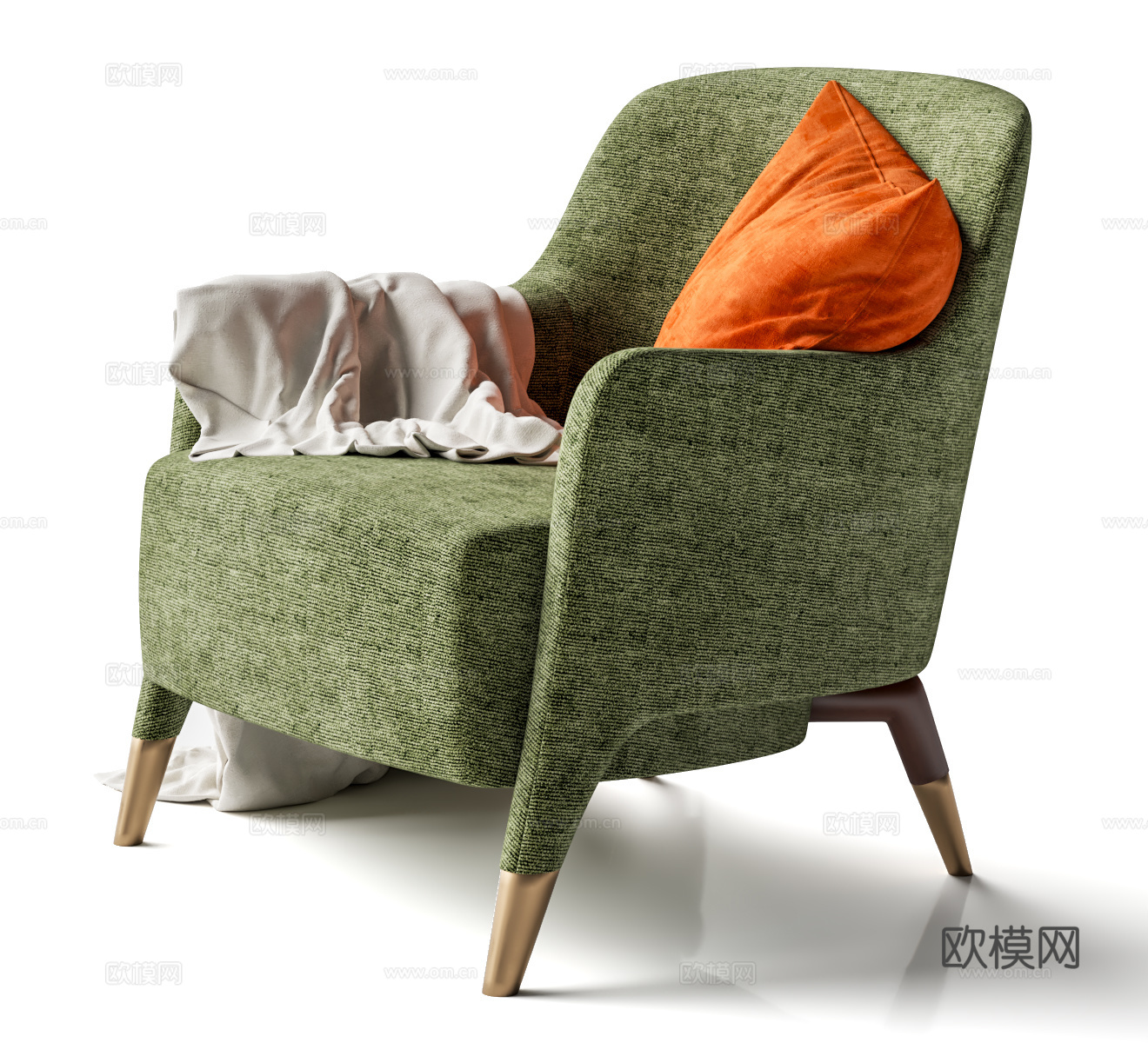 Molteni&amp;C 沙发椅 休闲椅3d模型