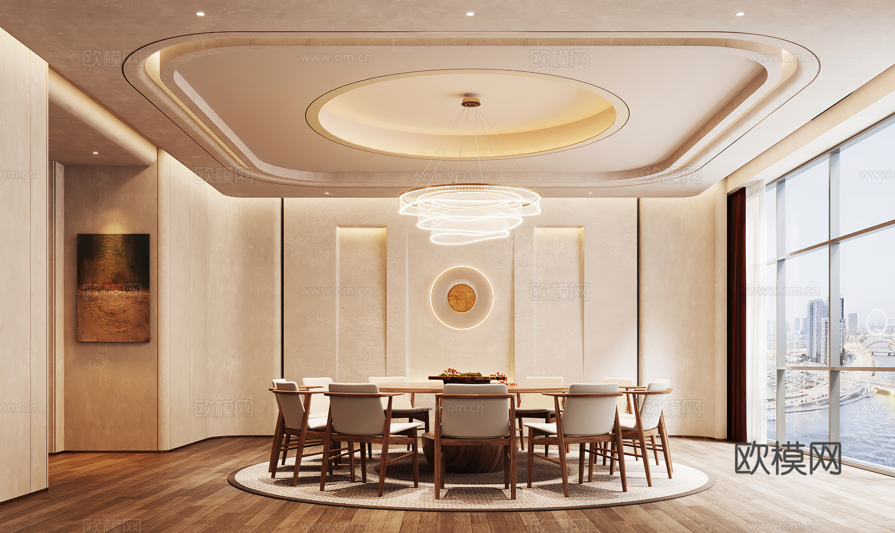 包厢 包间 餐厅包厢 餐饮包间 餐饮包房3d模型