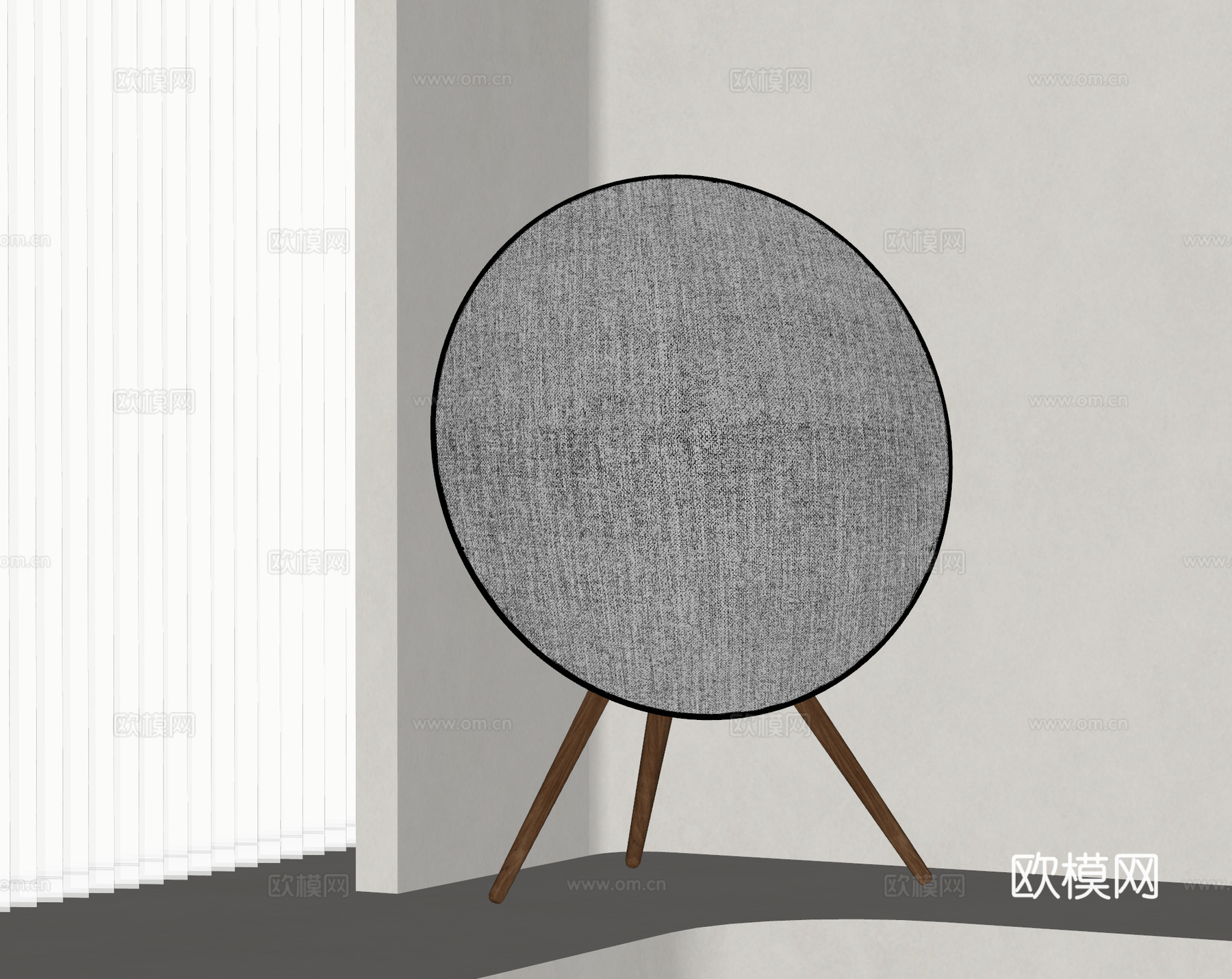 丹麦BEOPLAY 现代音响 A9音响su模型