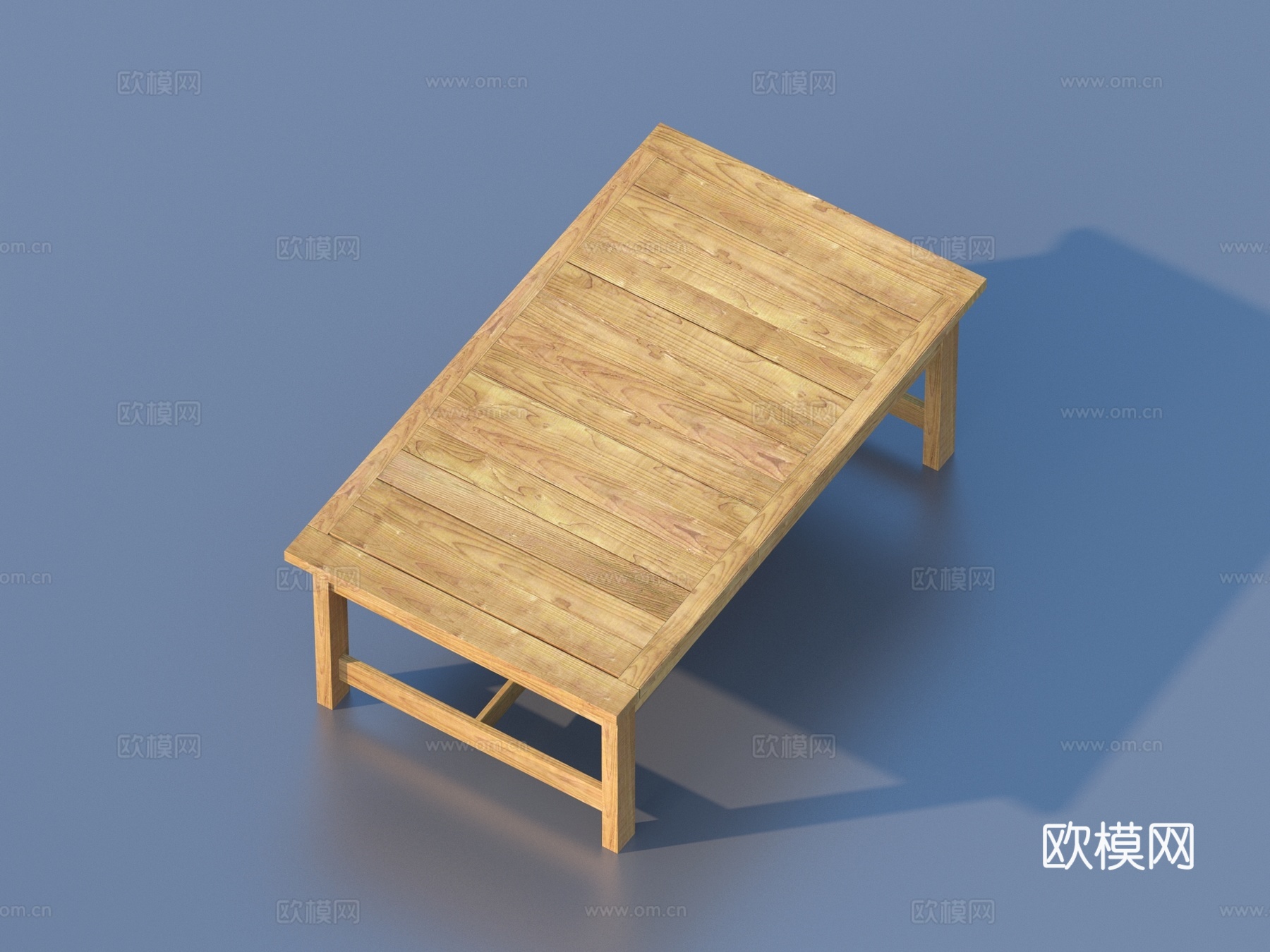 桌子 木桌 书桌 家具3d模型