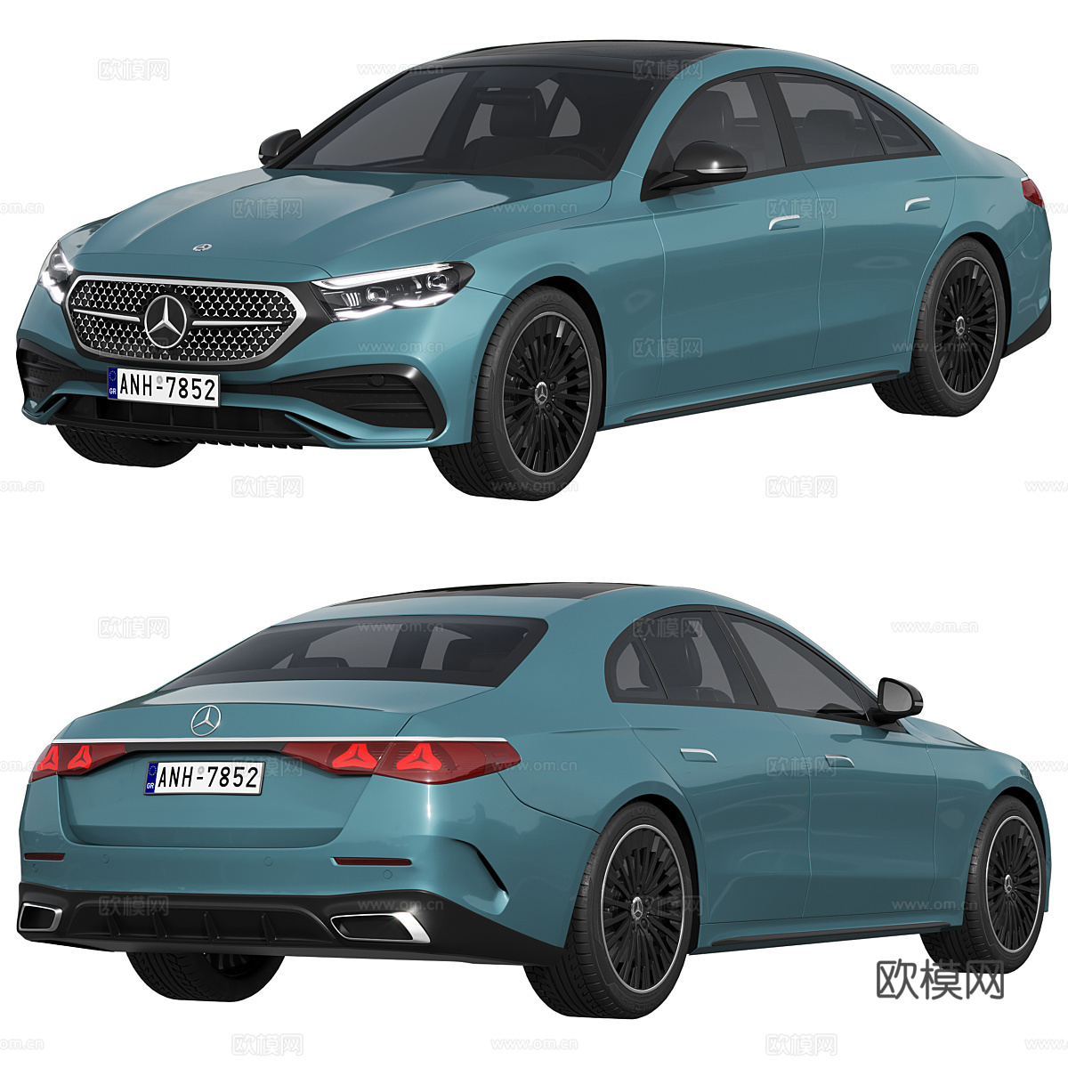 梅赛德斯-奔驰 E 级 AMG 2023 轿车3d模型