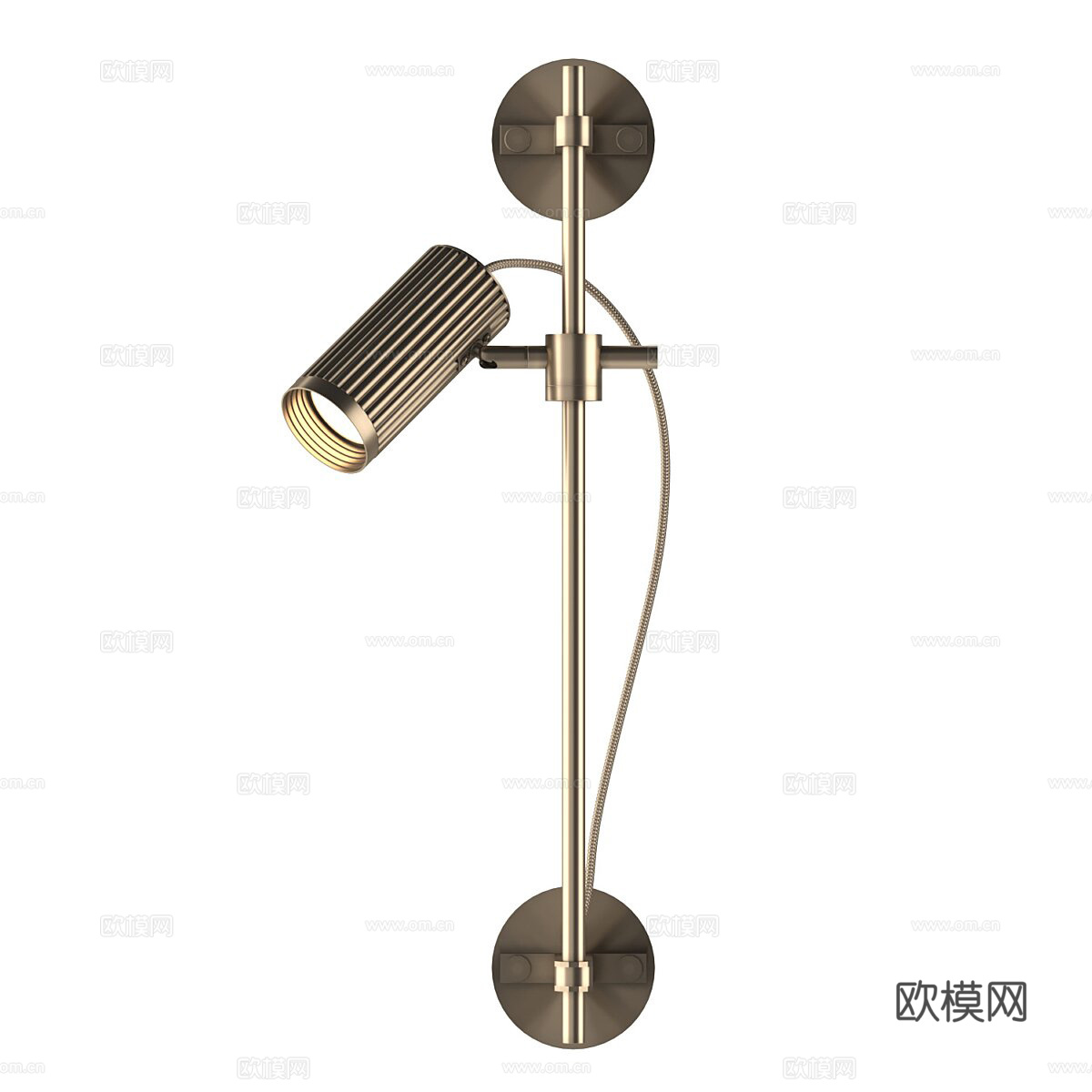 金属壁灯  长条壁灯 轻奢壁灯 床头壁灯 艺术壁灯3d模型