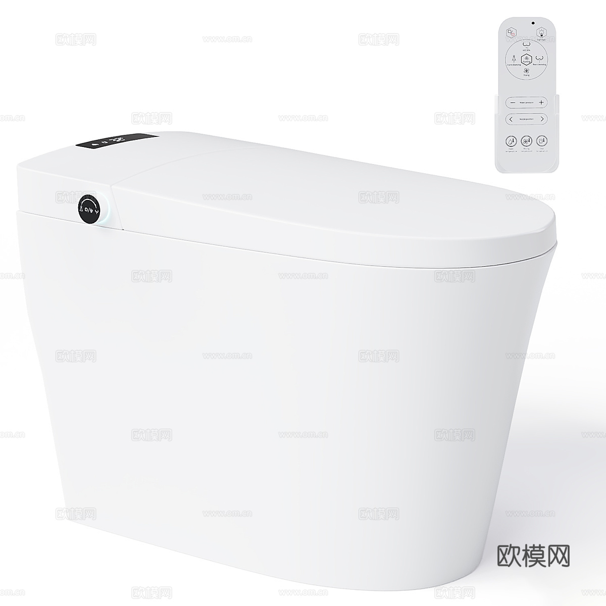 智能马桶3d模型
