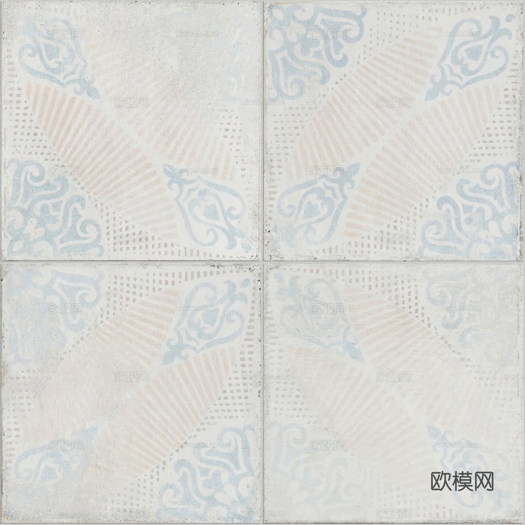 无缝做旧花纹仿古砖