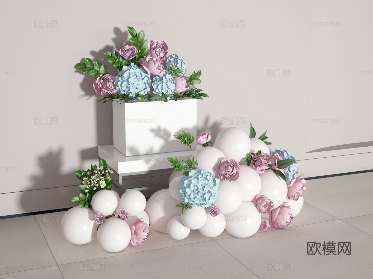 美陈摆件3d模型