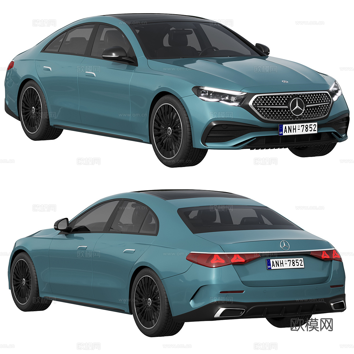 梅赛德斯-奔驰 E 级 AMG 2023 轿车3d模型