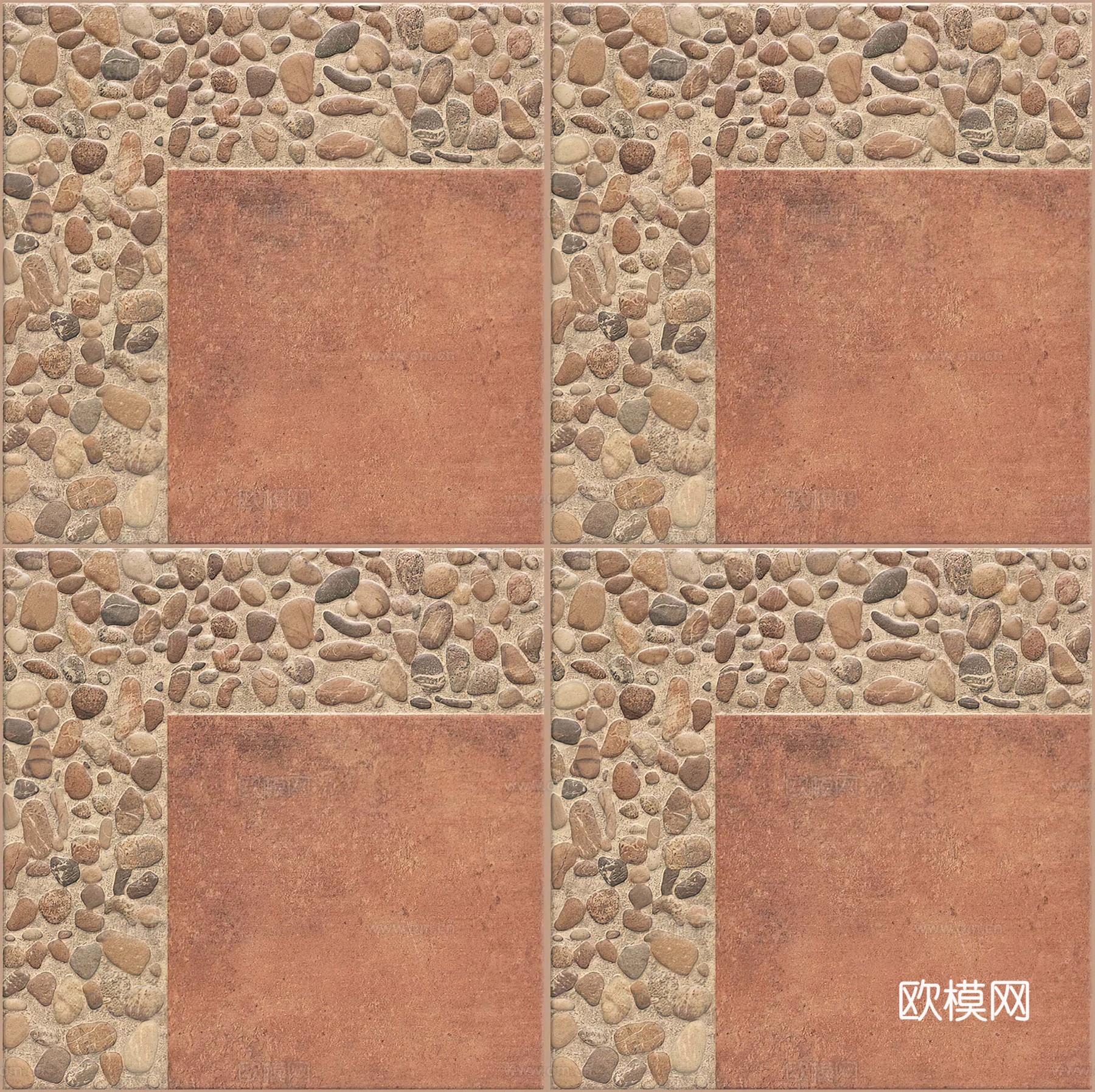 无缝陶土瓷砖