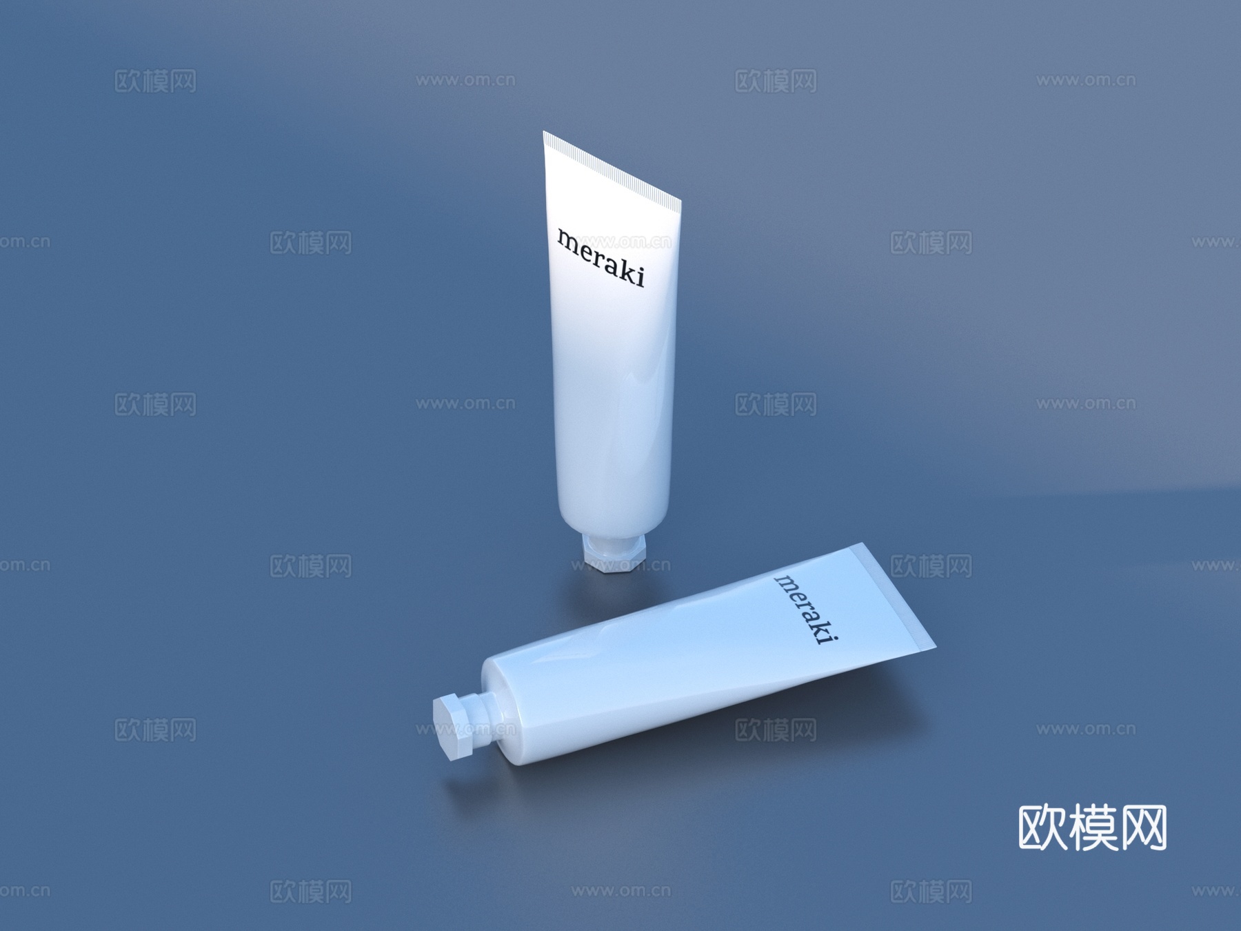 软膏 药膏 牙膏3d模型
