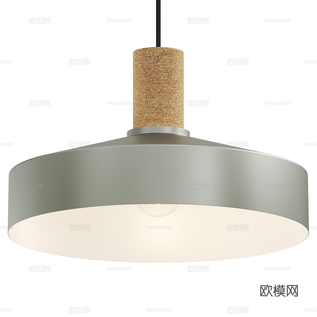 现代奶油风 Elvas 装饰吊灯3d模型