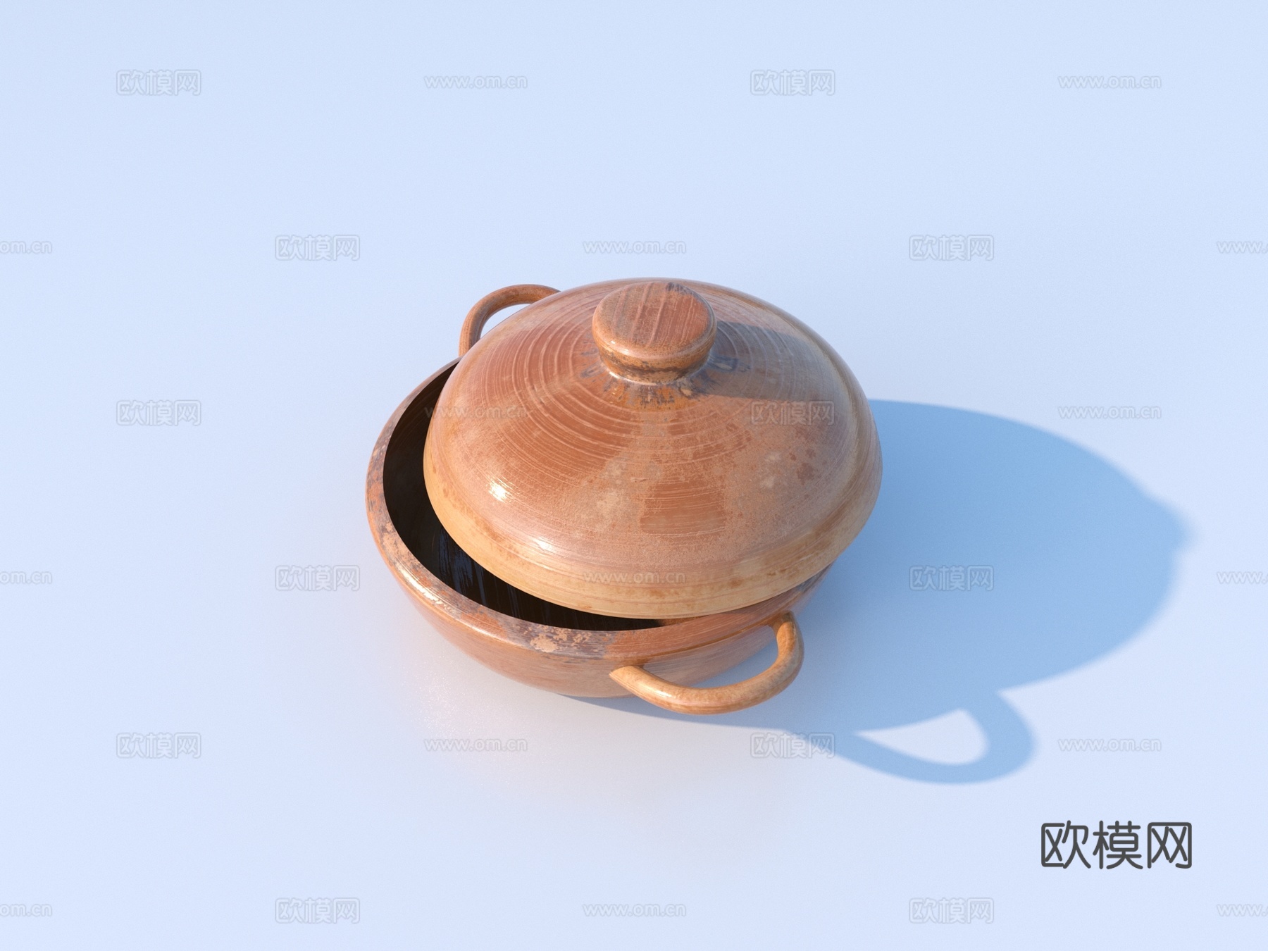砂锅 土砂锅 厨具3d模型