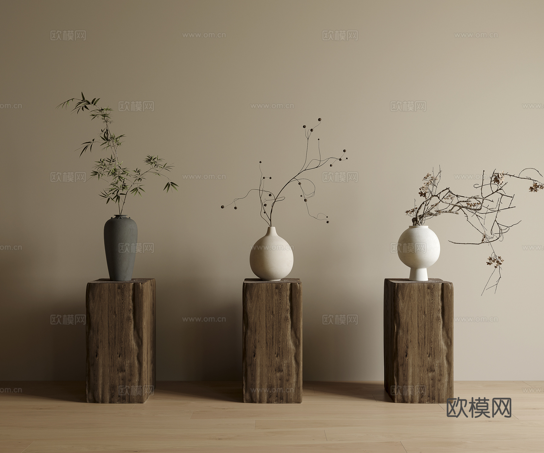 花艺组合3d模型